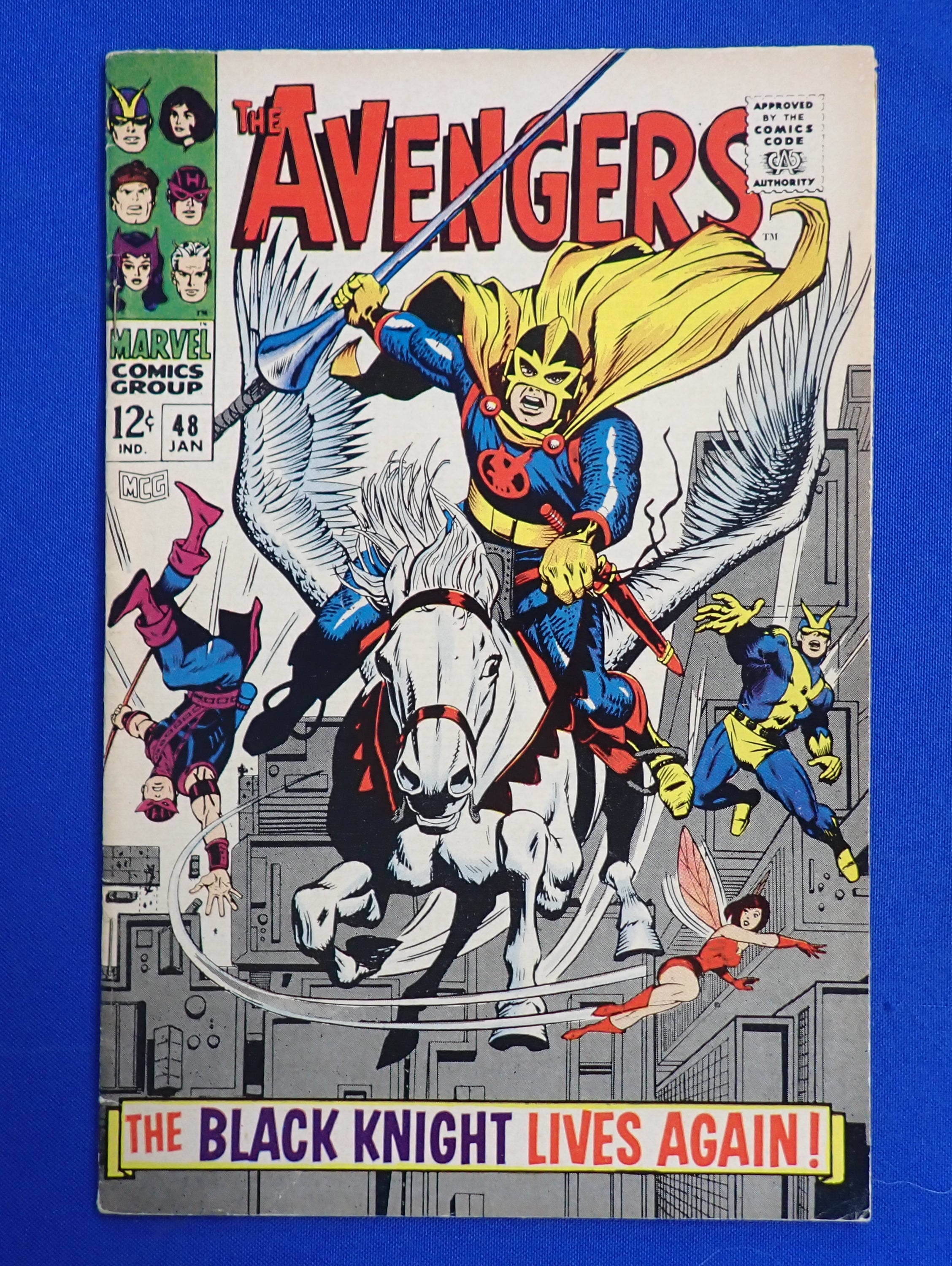Avengers #48 (1968) - FN (6.0) - 1st Dane Whiteman Black Knight