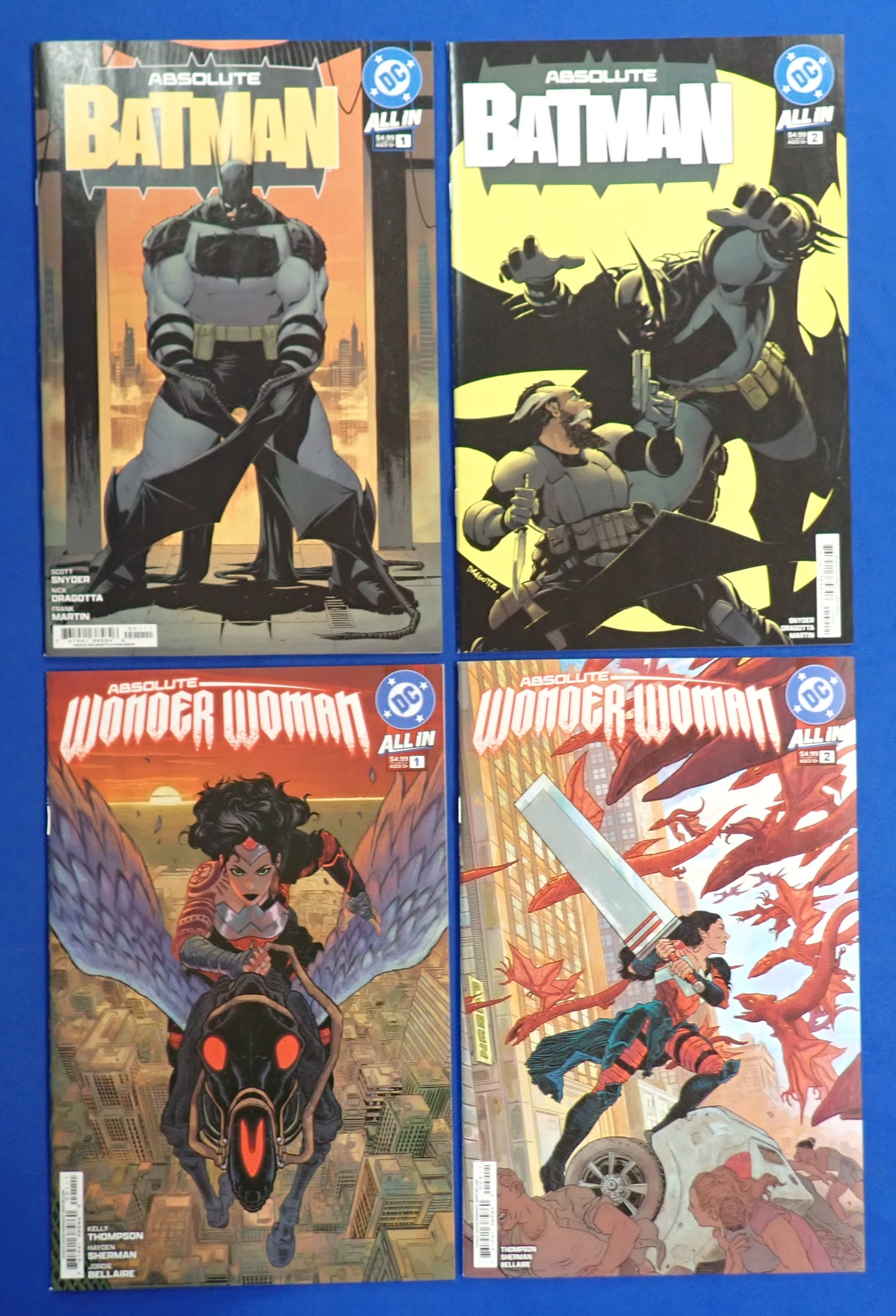Absolute Batman & Absolute Wonder Woman 1&2 CVR A - NM