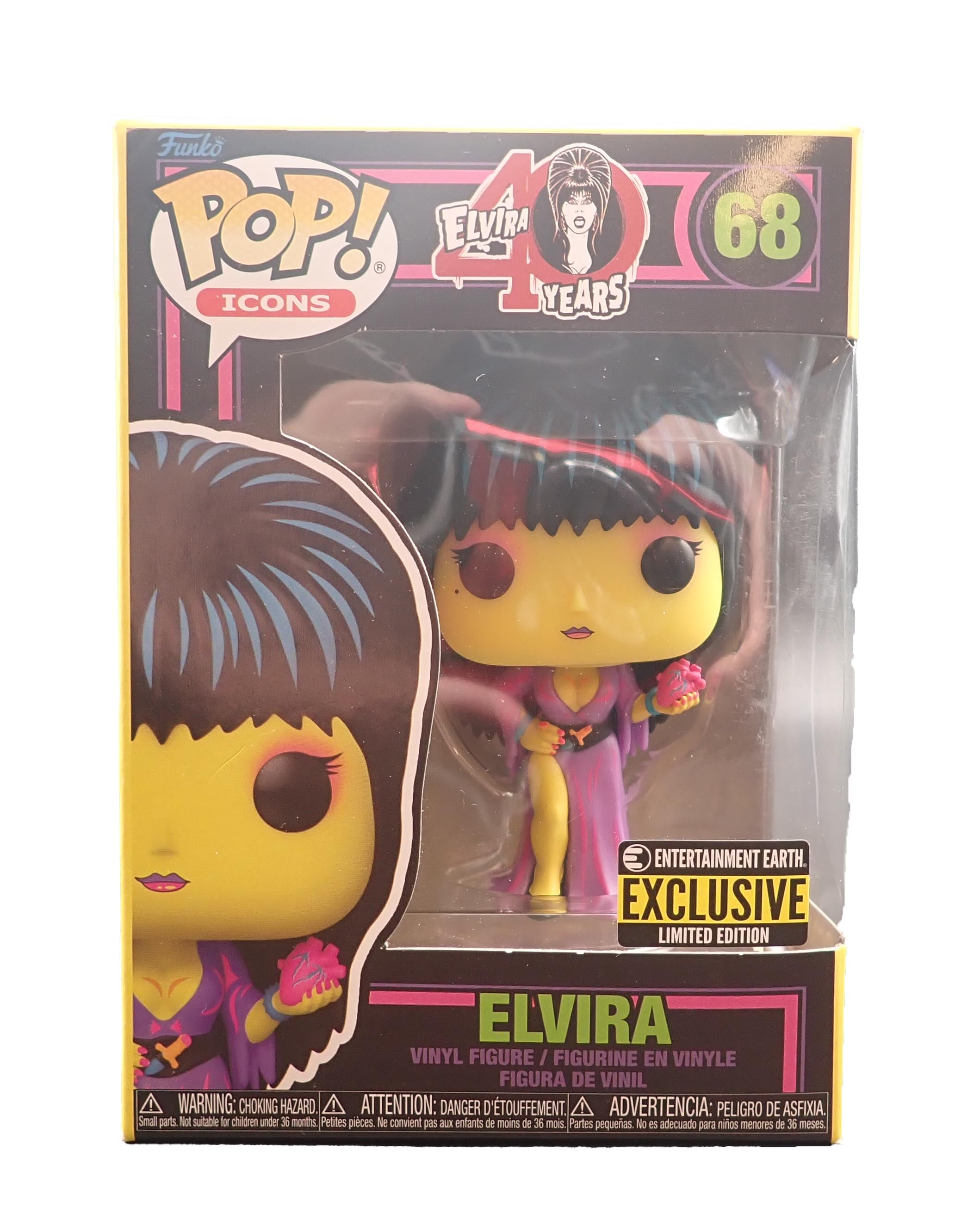 Elvira (Blacklight) - POP! #68
