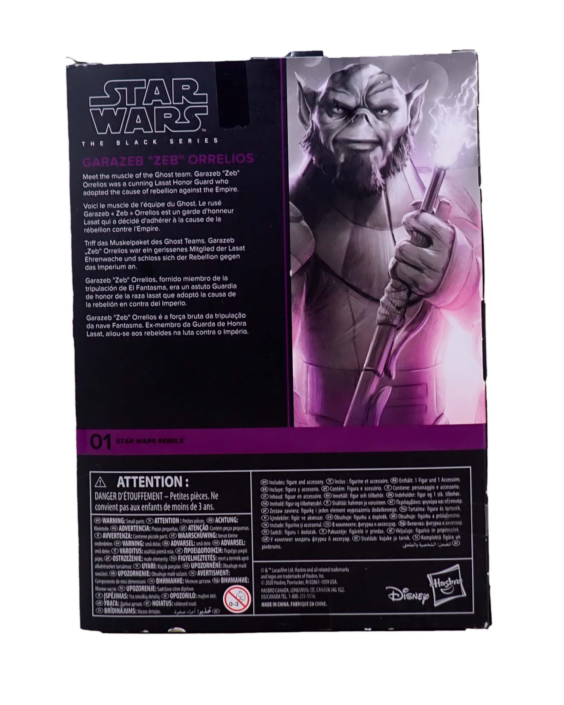 Garazeb "Zeb" Orrelios - Star Wars The Black Series