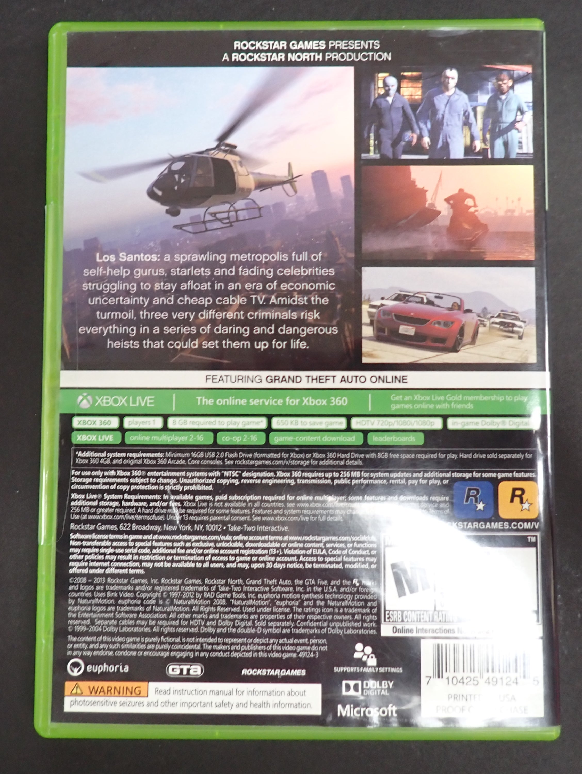 Grand Theft Auto V - Xbox 360
