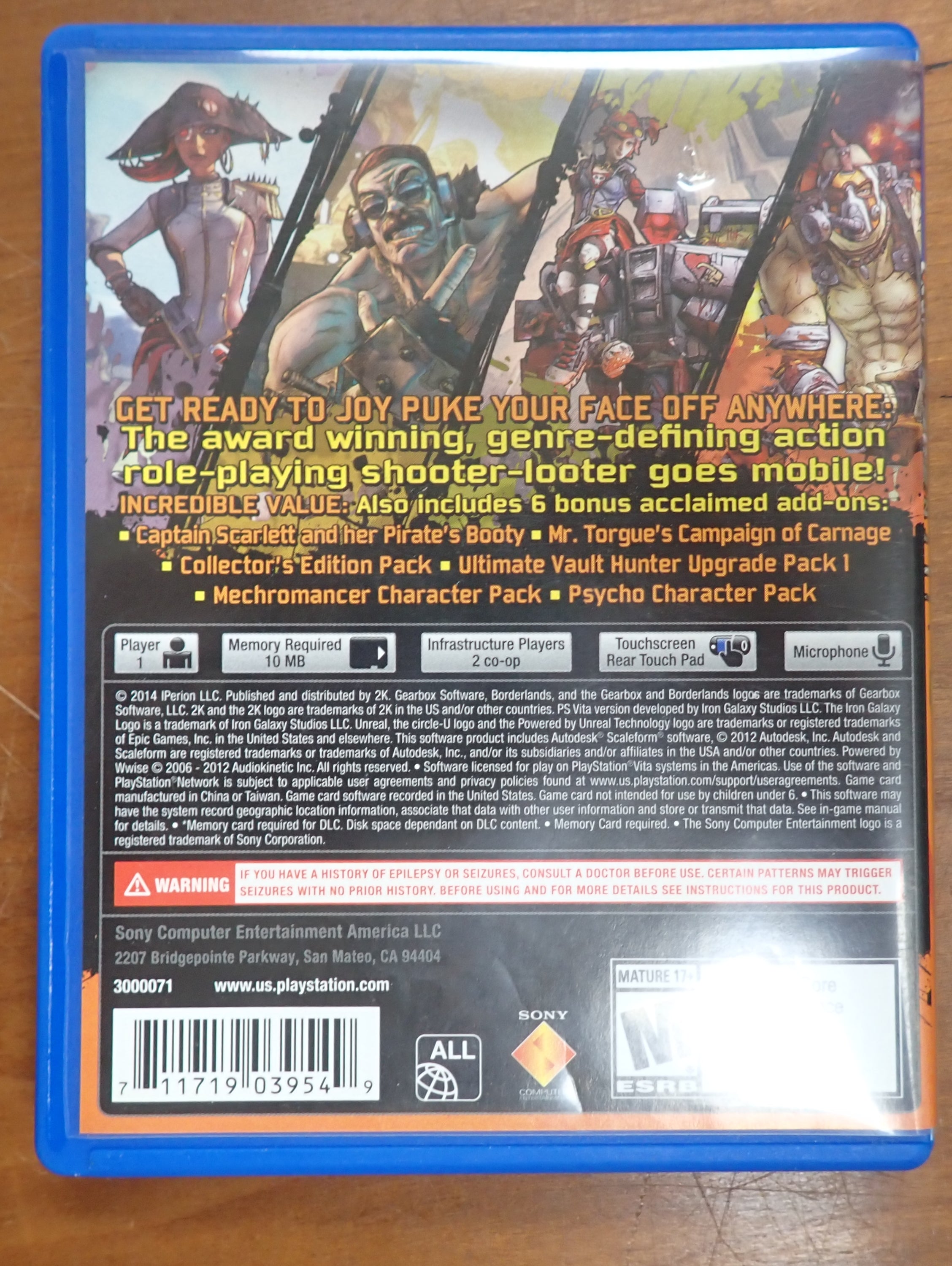 Borderlands 2 - PSVITA