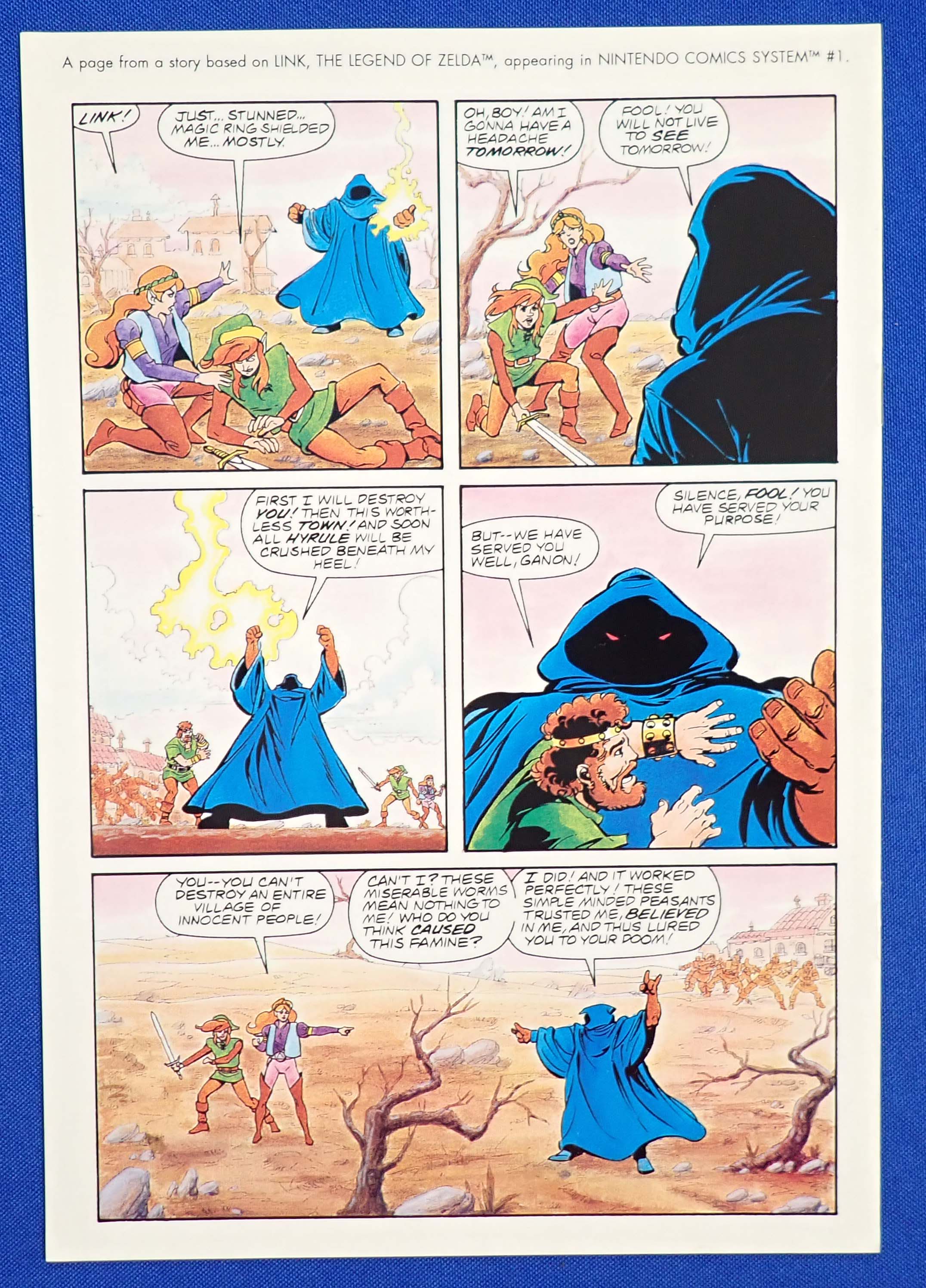 Nintendo Comics System Sneak Preview (1990) - FN (6.0) - 1st app of Link from LOZ