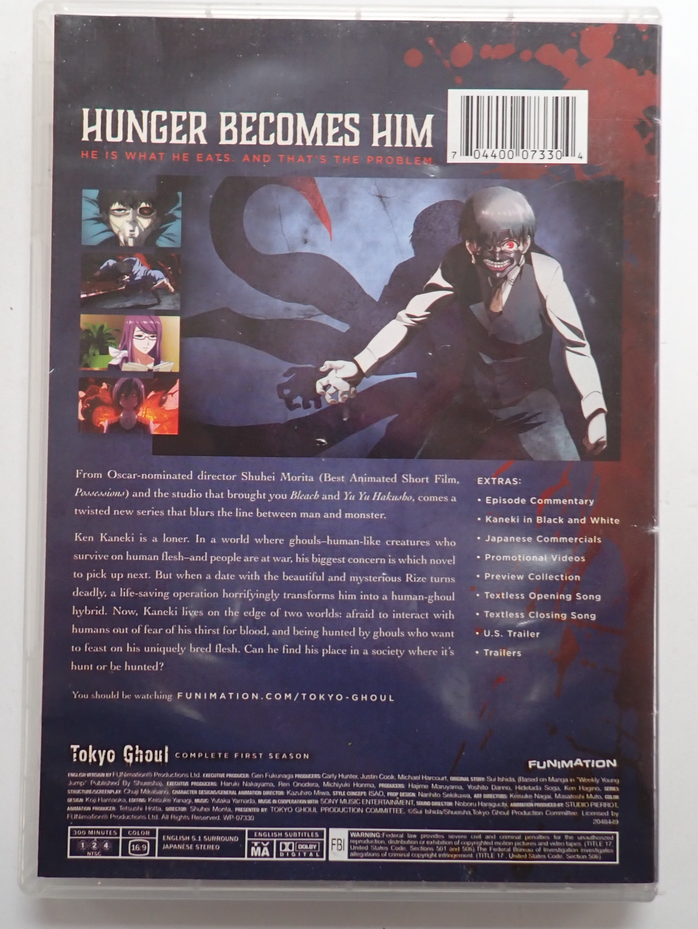 Tokyo Ghoul Complete First Season - DVD