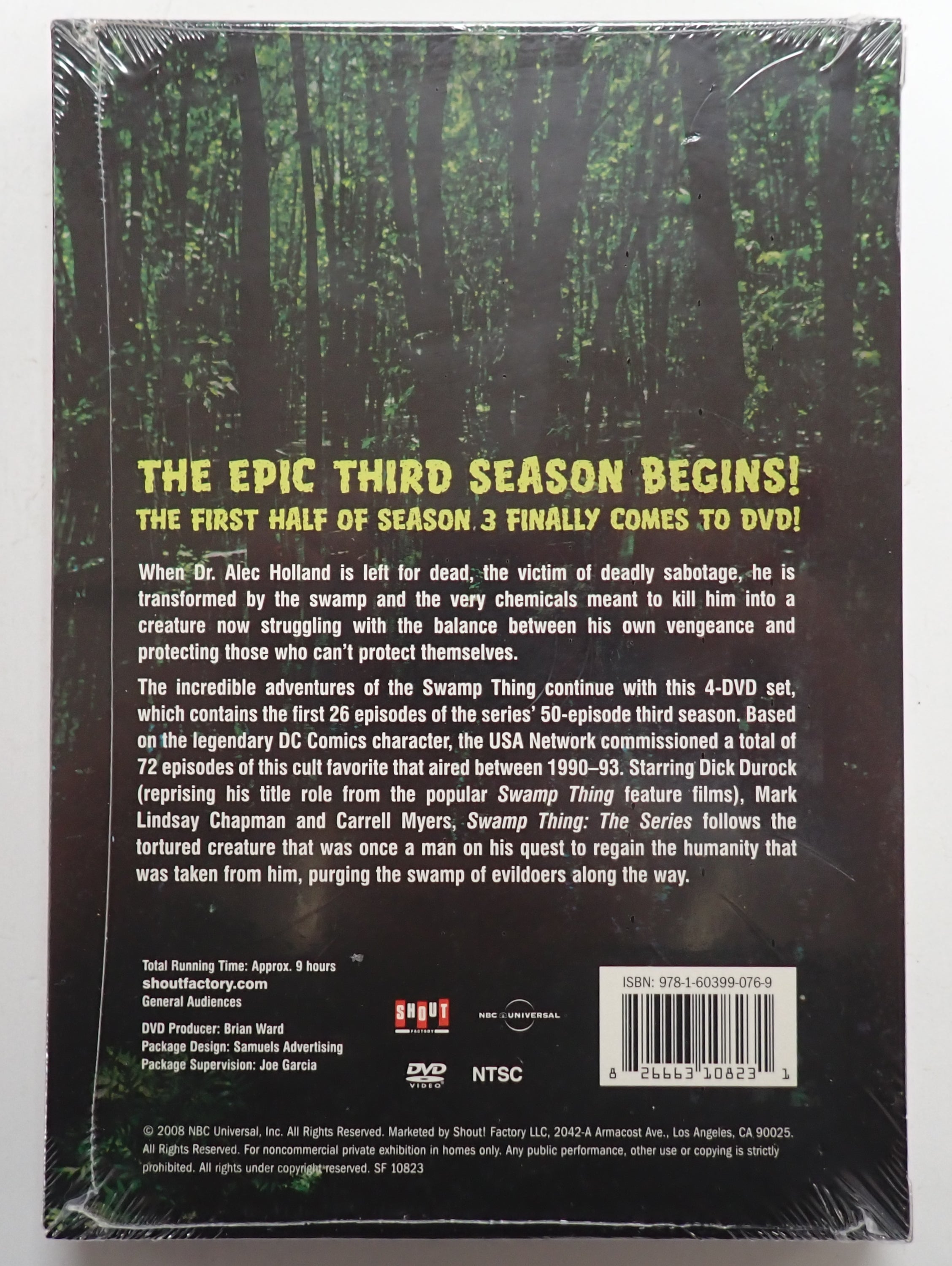 Swamp Thing the Series - DVD (Factory Sealed)
