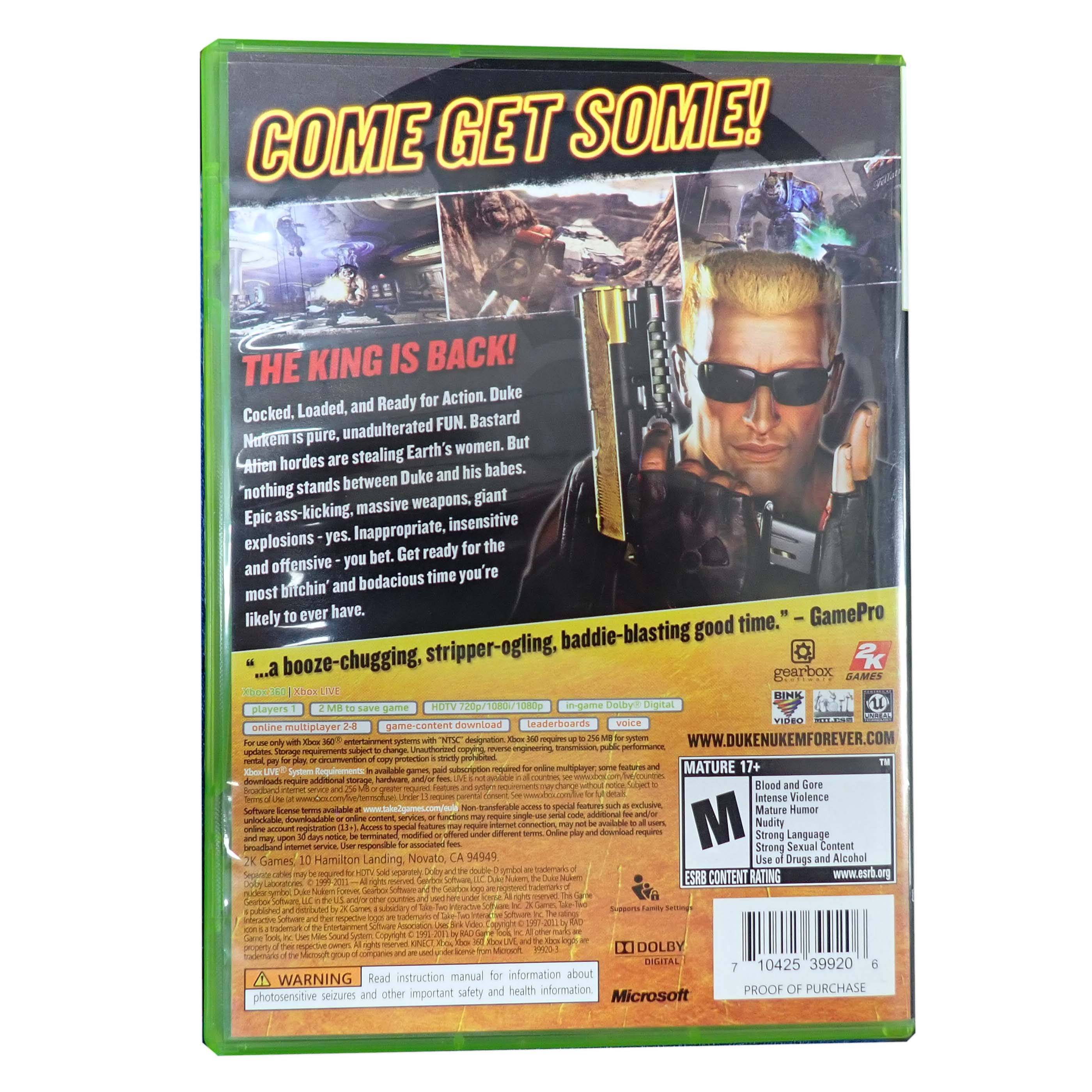 Duke Nukem Forever - Xbox 360