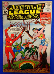 JLA #9 (1962) - G/VG (3.0) - Origin of the JLA