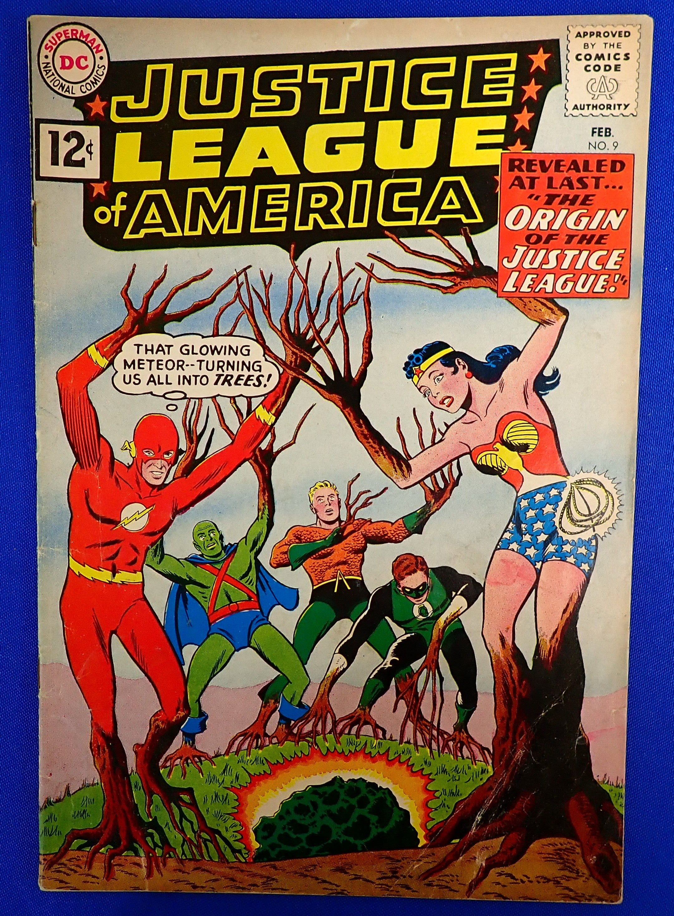 JLA #9 (1962) - G/VG (3.0) - Origin of the JLA