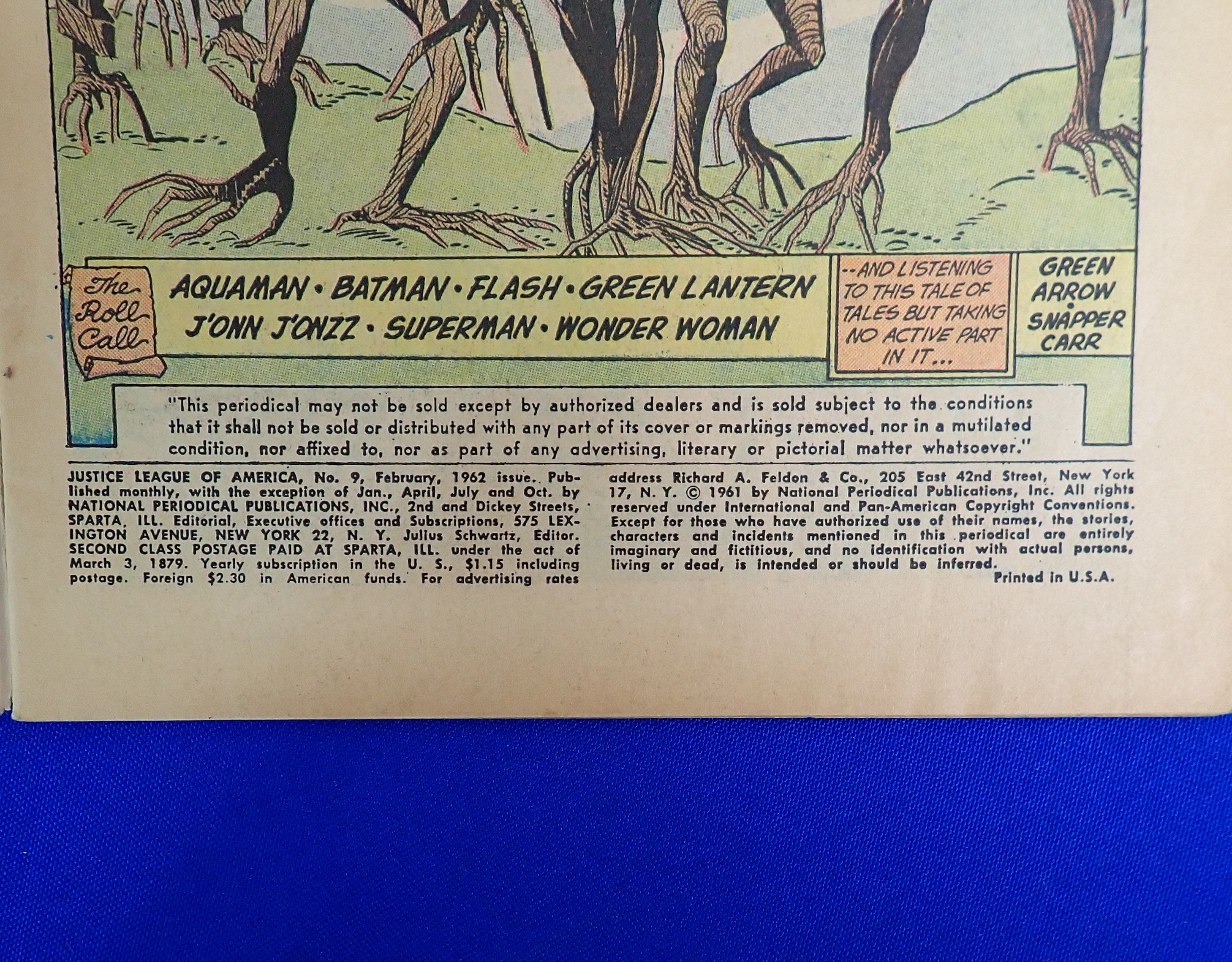 JLA #9 (1962) - G/VG (3.0) - Origin of the JLA