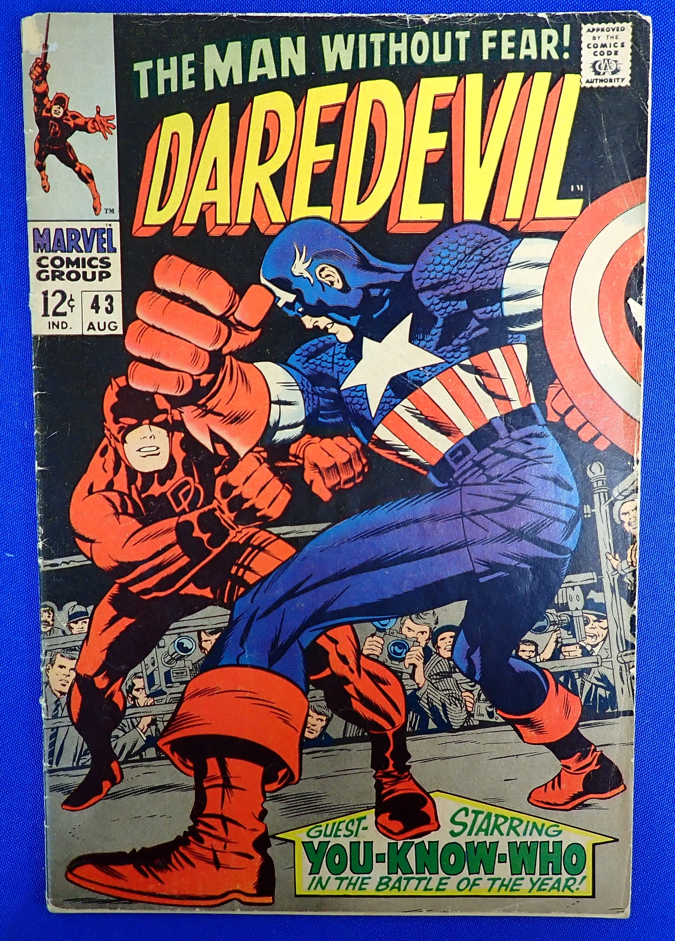 Daredevil #43 (1968) - G (2.0) - 1st Battle of DD vs. CA