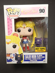 Sailor Moon with Moon Stick & Luna - POP! #90