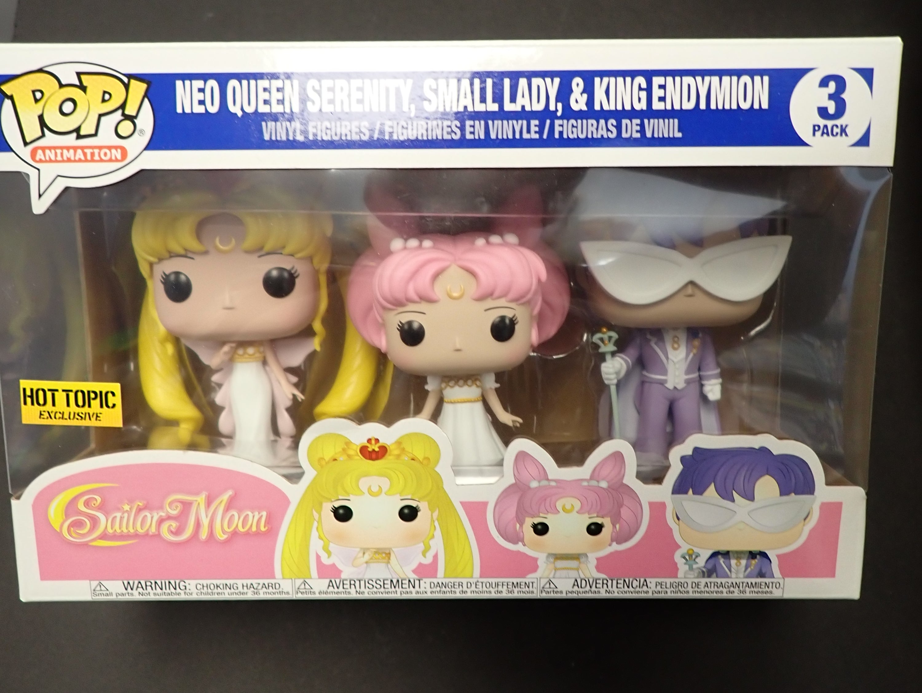 Neo Queen Serenity, Small Lady, Endymion - POP! 3 Pack