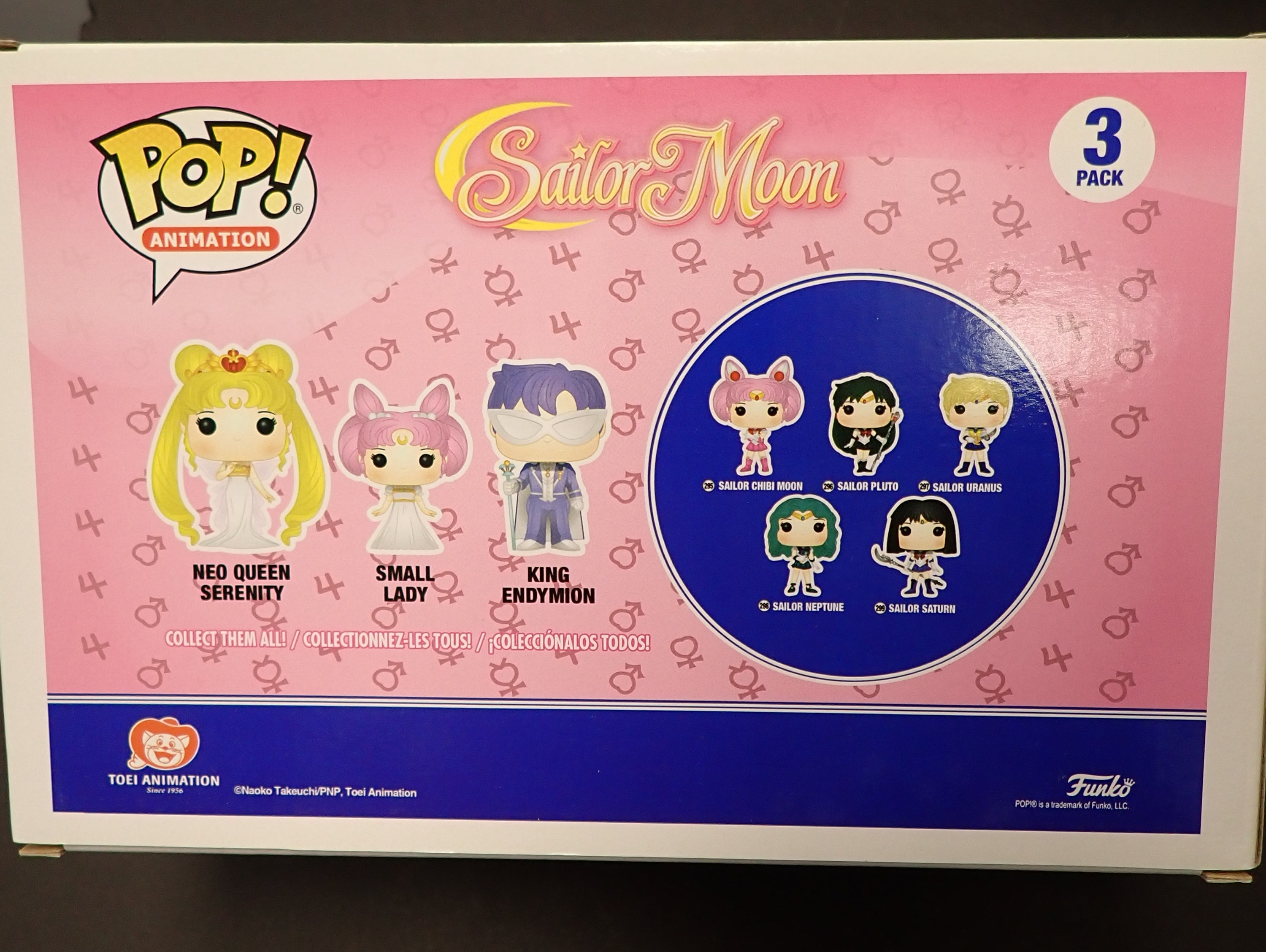 Neo Queen Serenity, Small Lady, Endymion - POP! 3 Pack