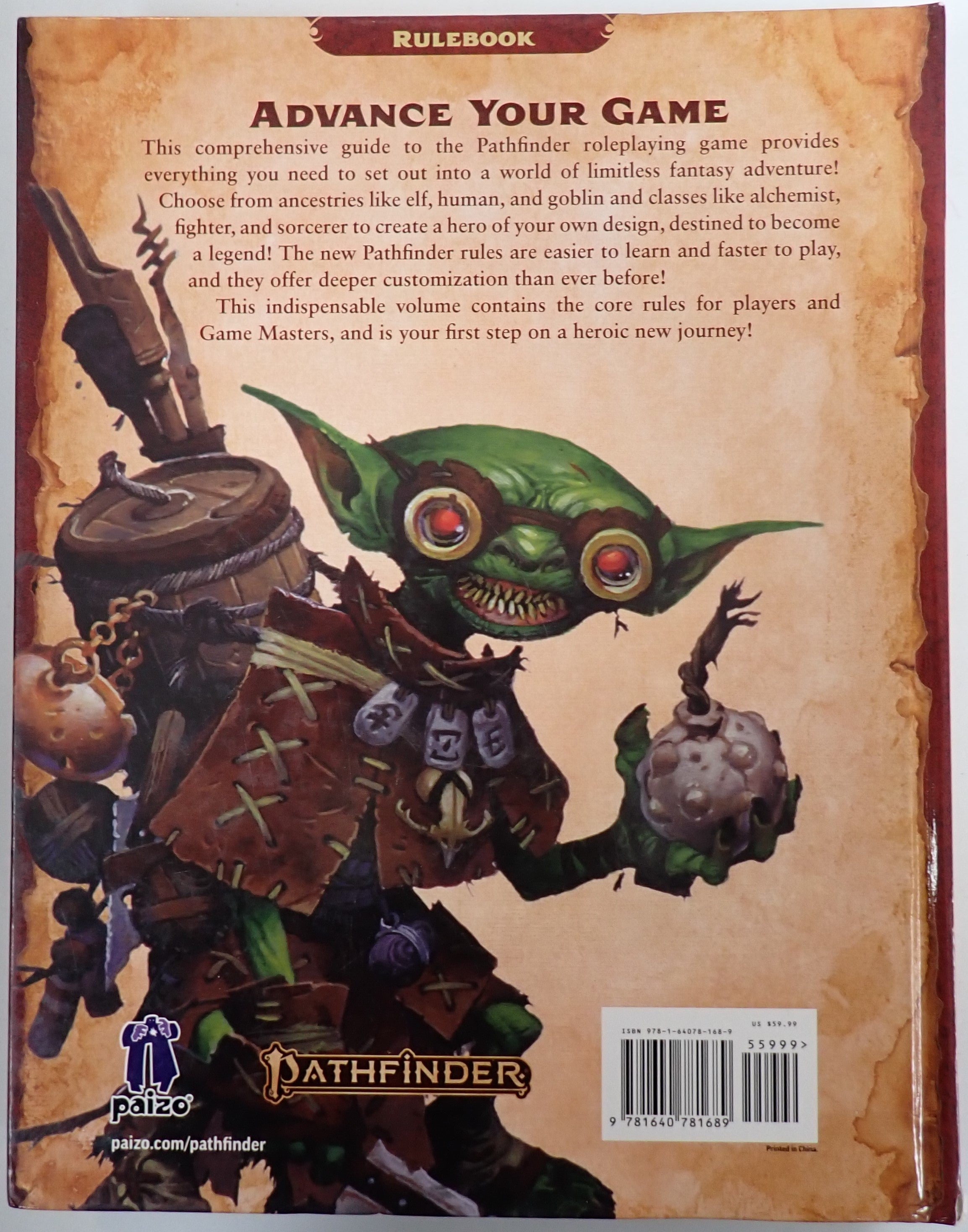 Pathfinder Core Rulebook - 2e [USED]