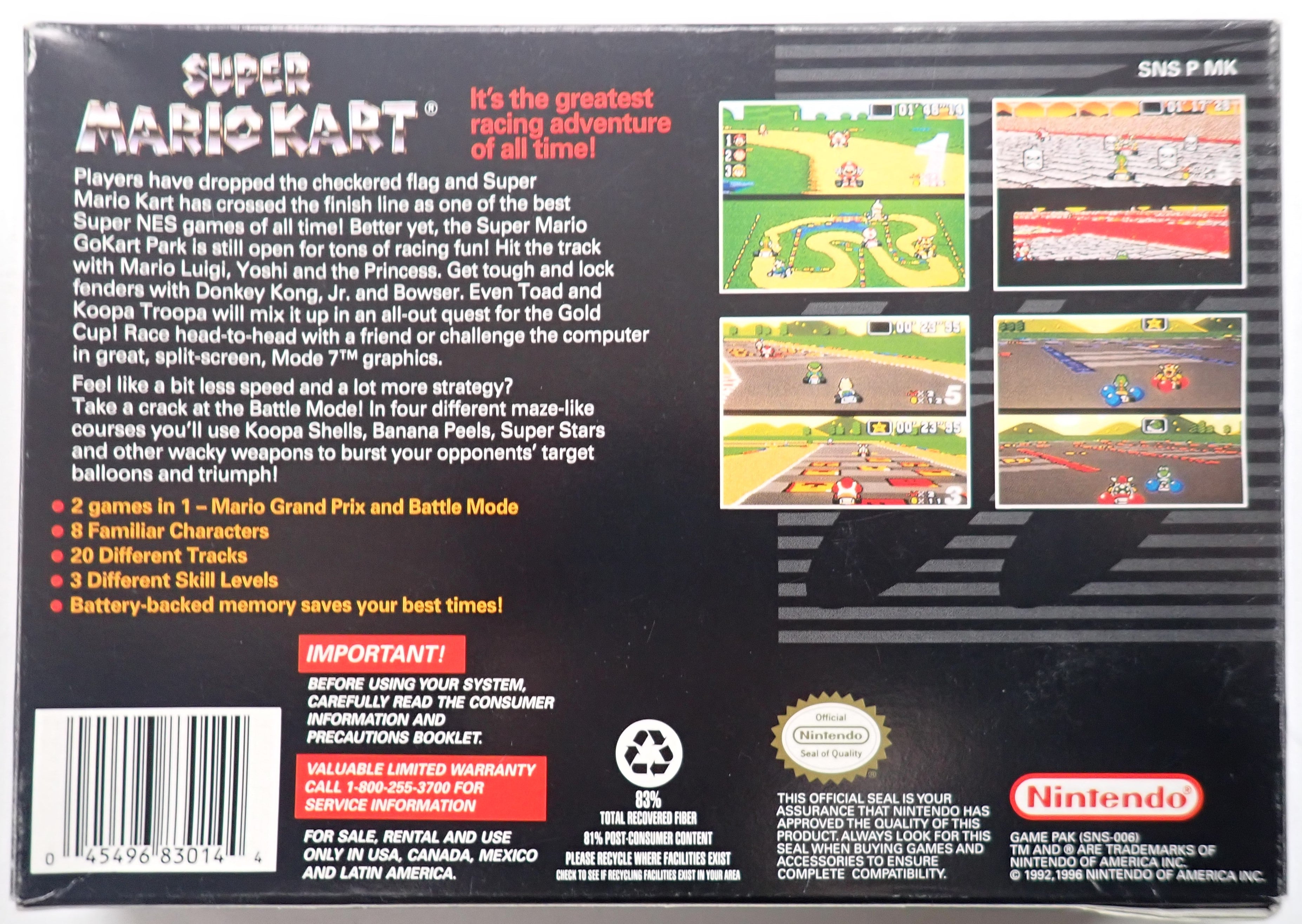 Super Mario Kart - SNES