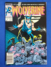 Wolverine #1 (1988) - VF- (7.5) - Newsstand
