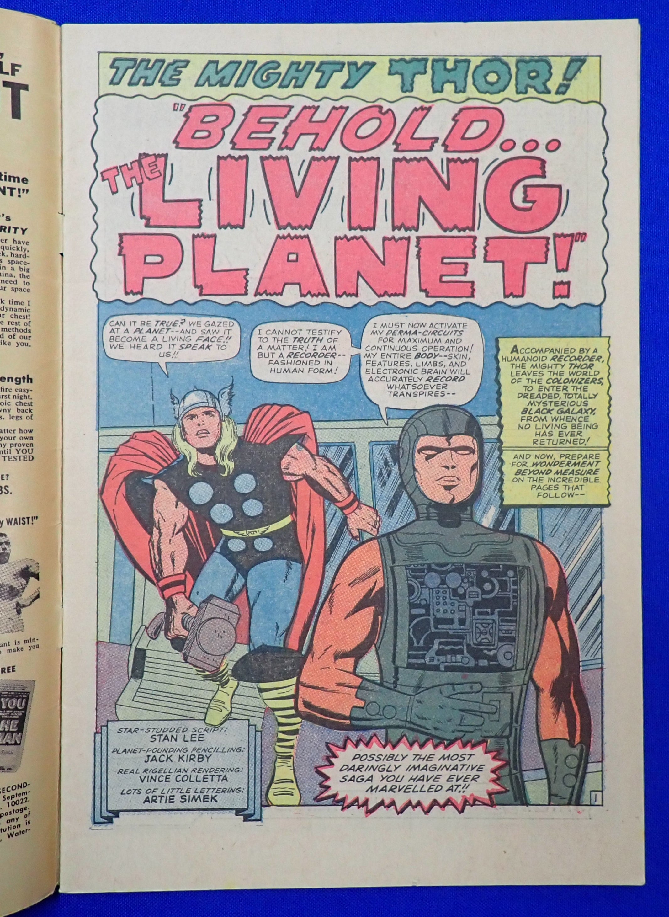 Thor #133 (1966) - VG+ (4.5) - 1st Ego