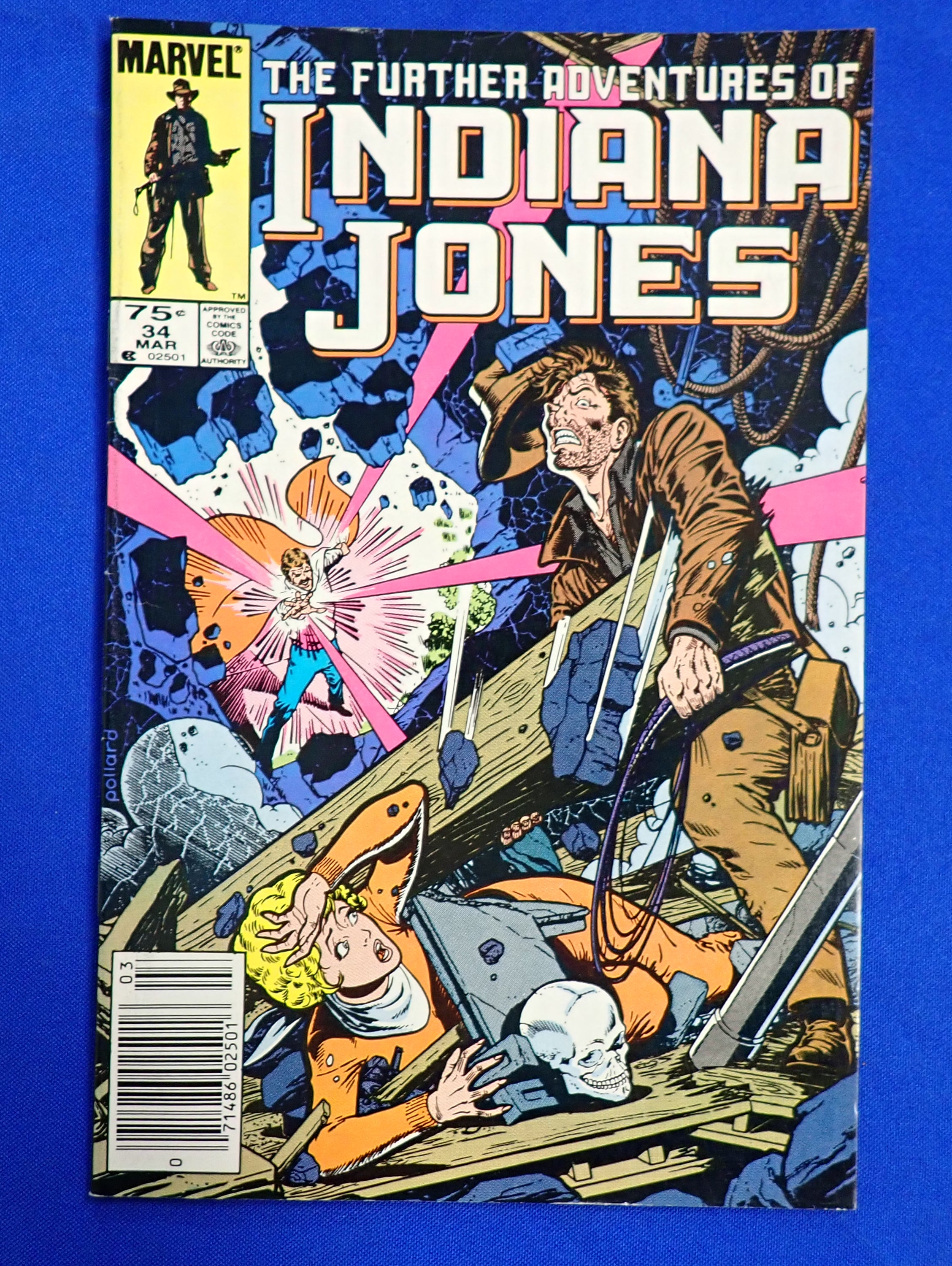 Indiana Jones #34 (1986) - FN/VF (7.0) - HTF Final Issue