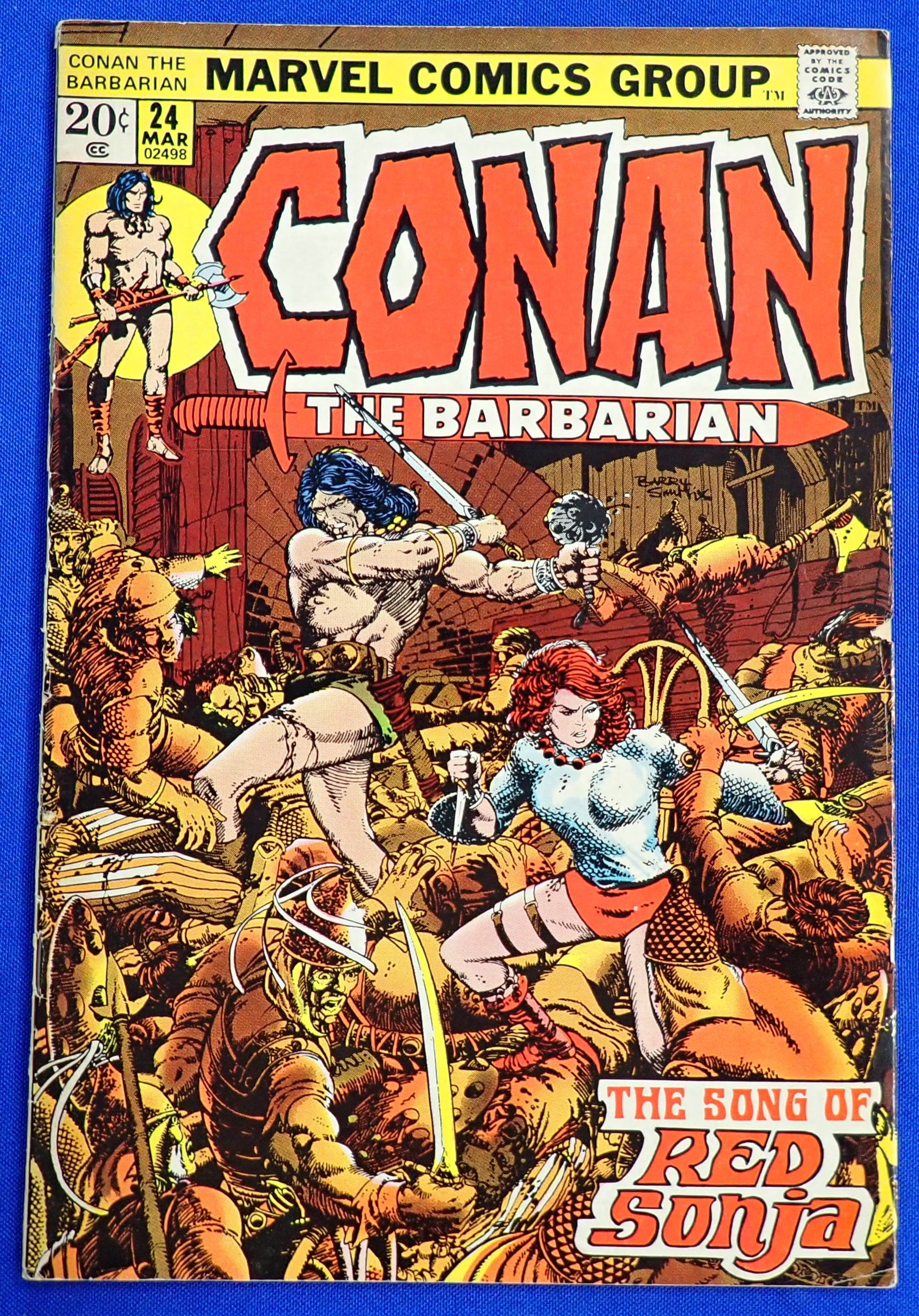 Conan the Barbarian #24 (1973) - VG (4.0) - 1st Cover Red Sonja