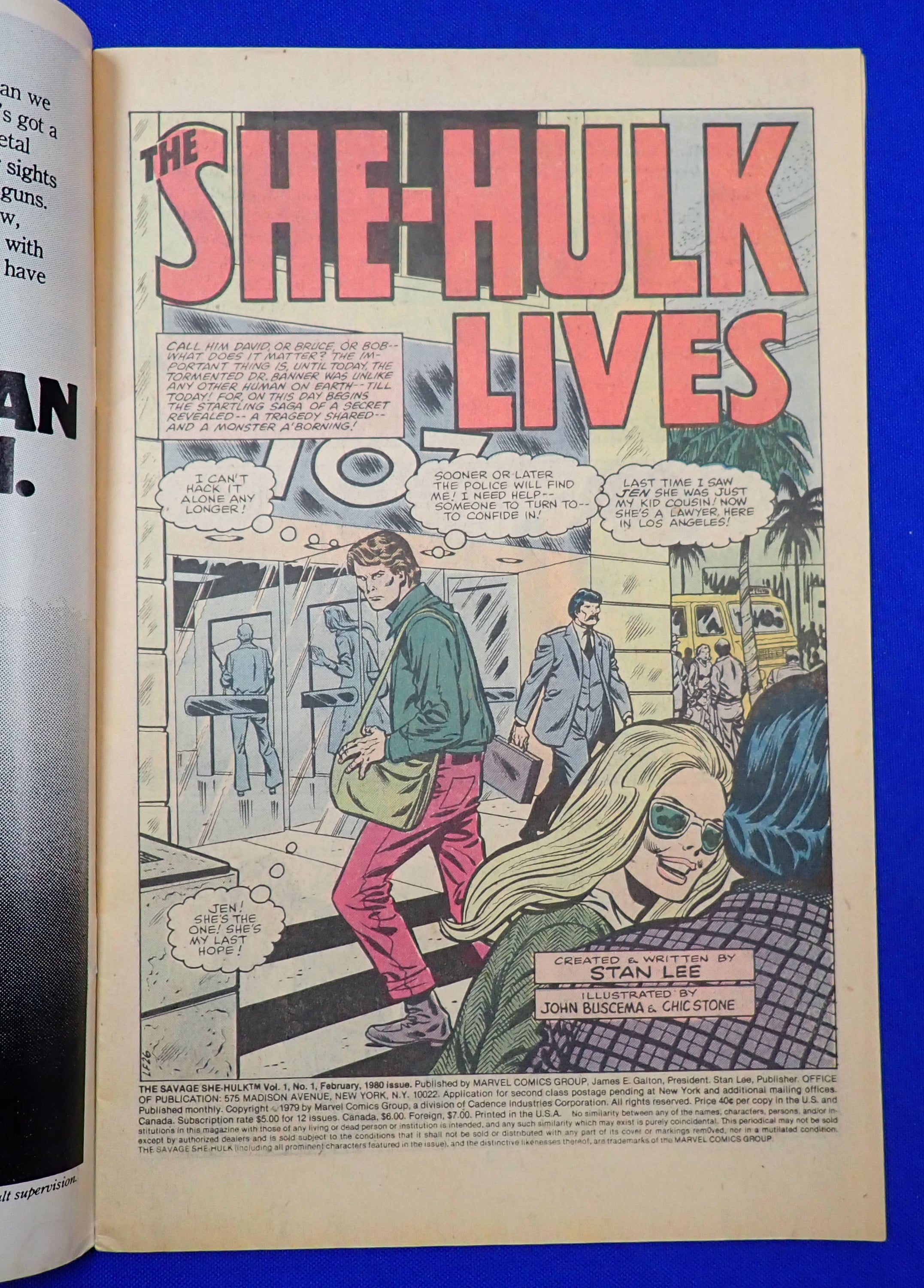 Savage She-Hulk #1 (1980) - Newsstand - FN/VF (7.0)