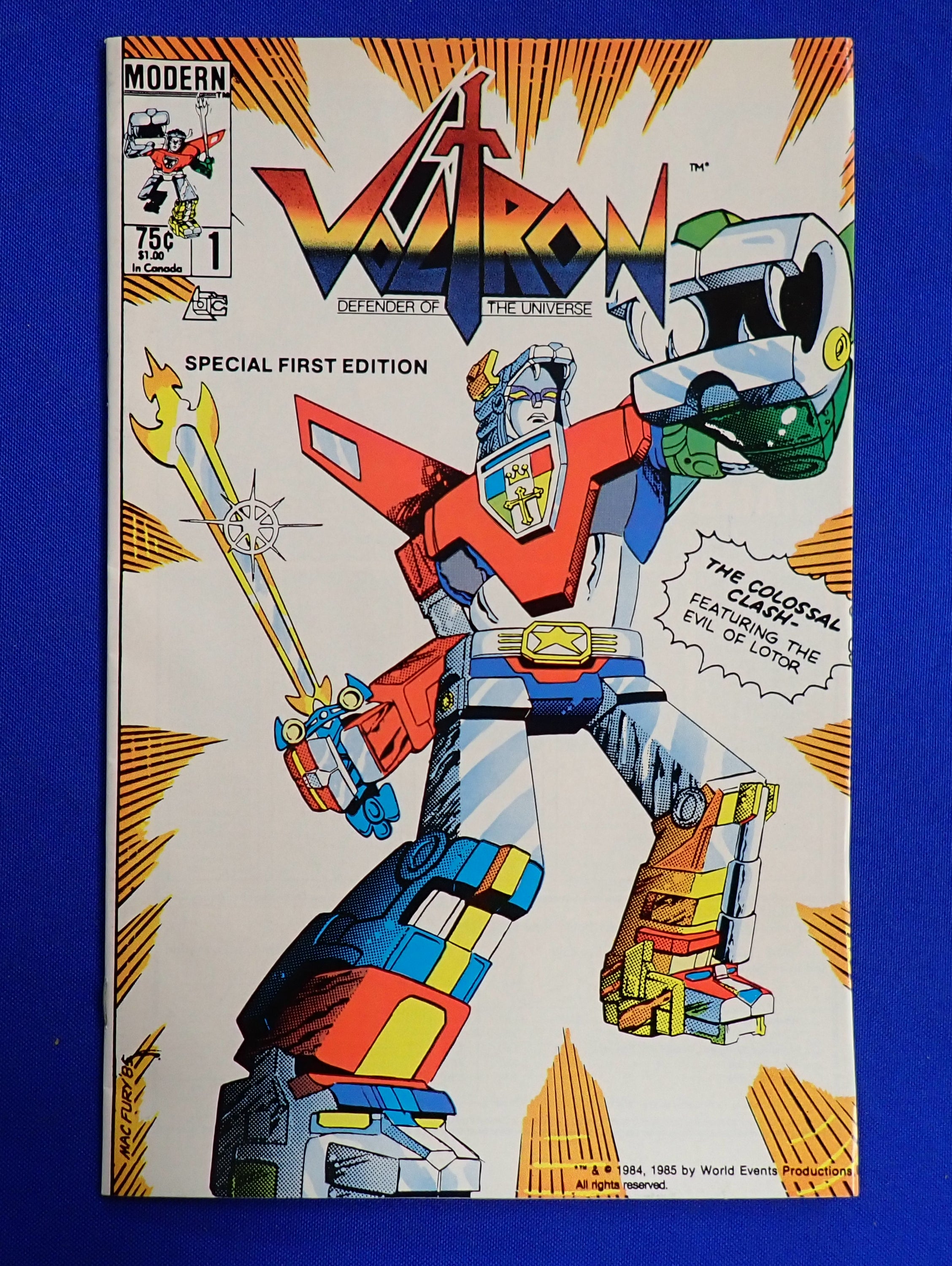 Voltron 1-3 (1985) - VF (8.0)