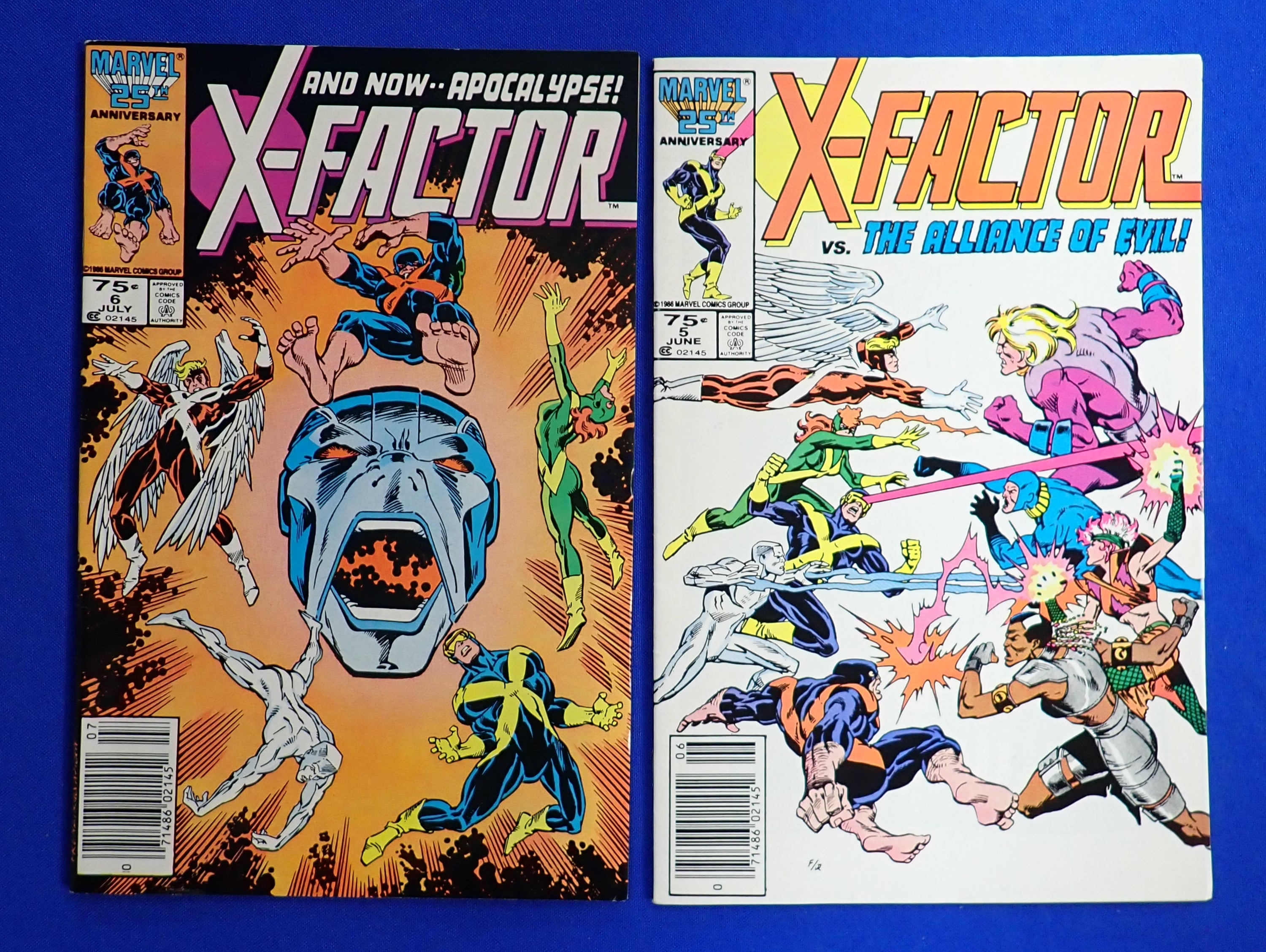 X-Factor 5 & 6 (1986) - VF+ (8.5) - Newsstand copies!