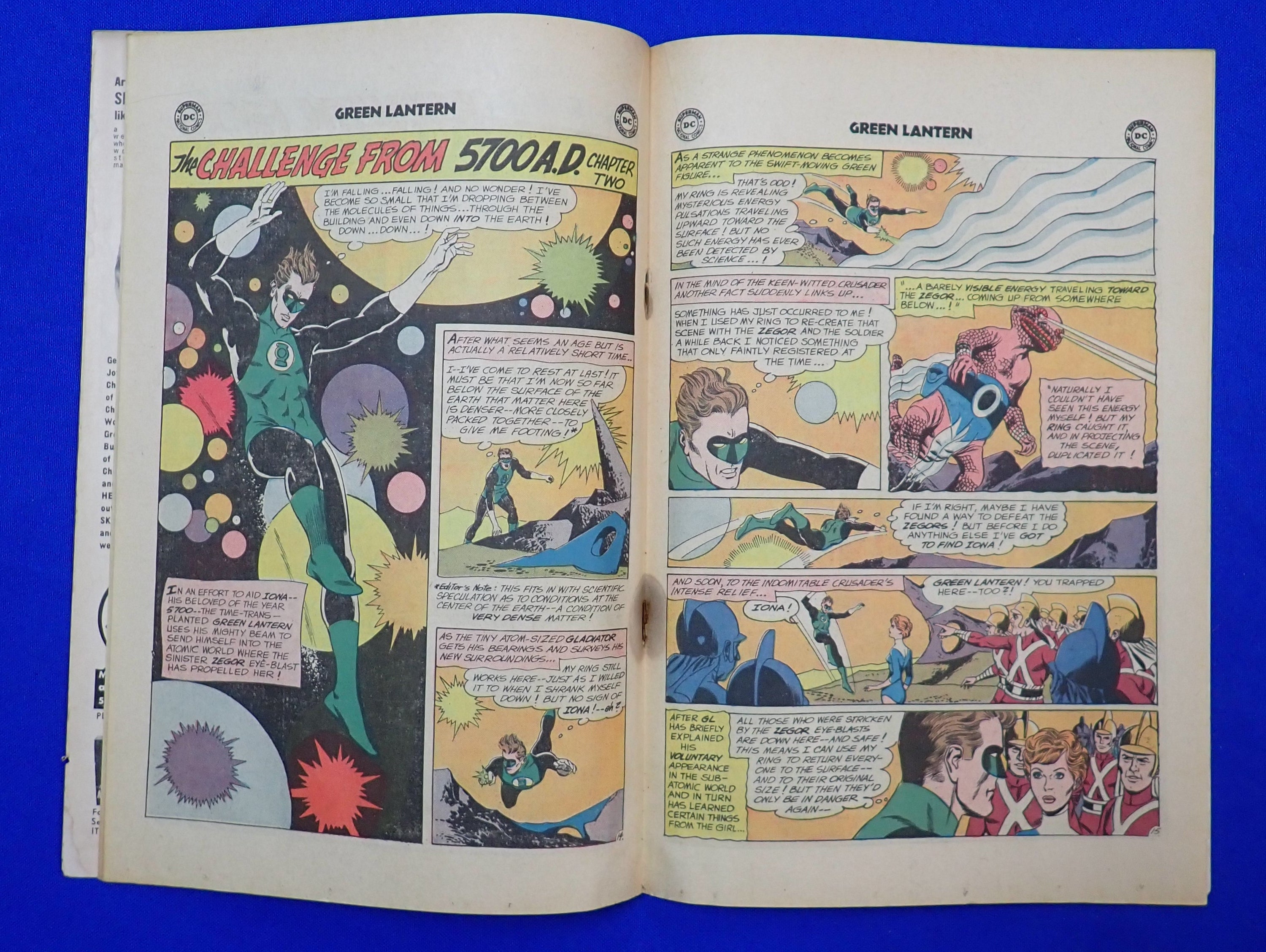 Green Lantern #8 (1961) - VG (4.0) - Signed by Martin Nodell