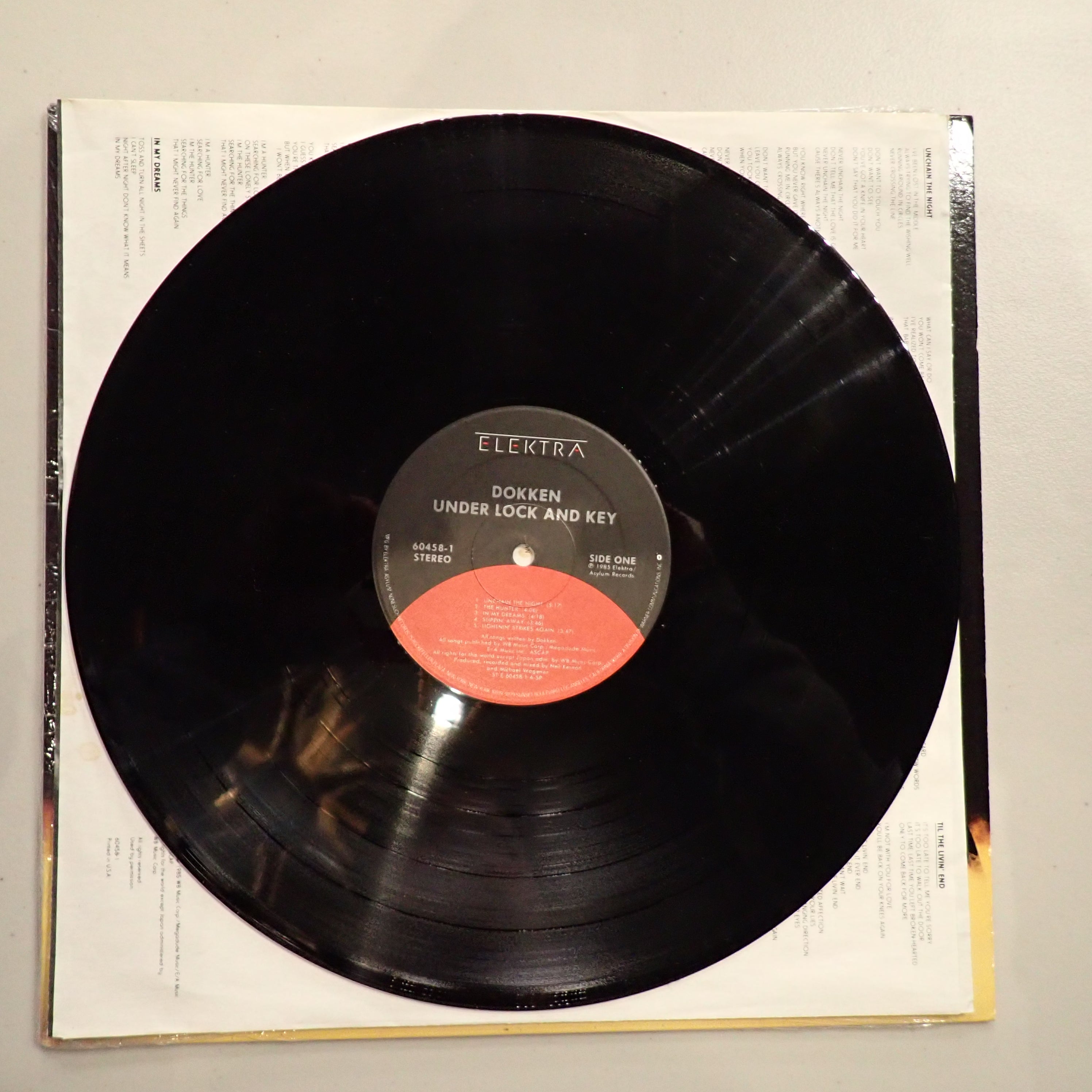 Dokken Under Lock and Key レコード Dokken - Under Lock And Key LP Vinyl Record For Sale