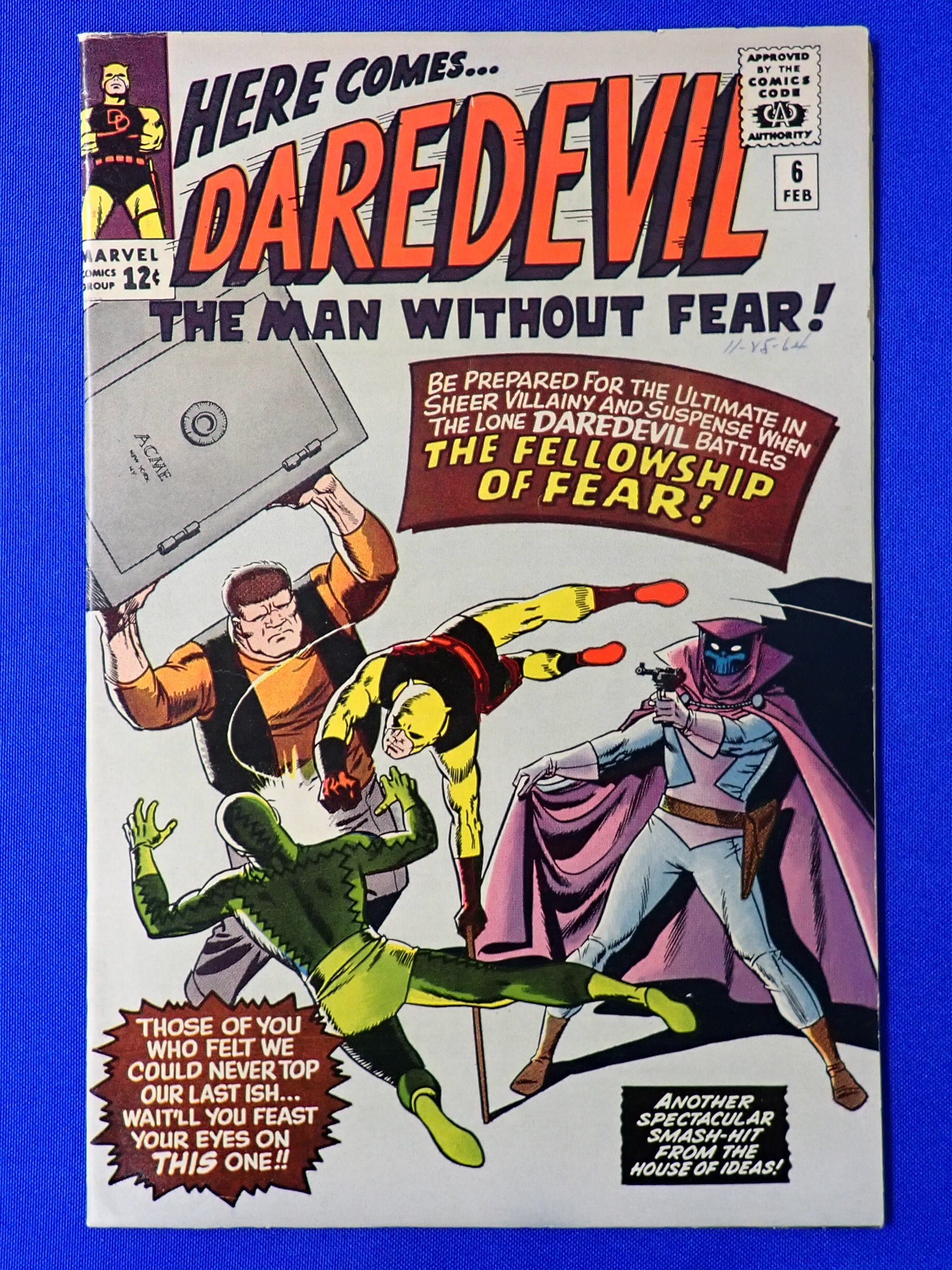 Daredevil #6 (1965) - FN+ (6.5) - 1st Mr. Fear