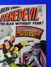 Daredevil #6 (1965) - FN+ (6.5) - 1st Mr. Fear