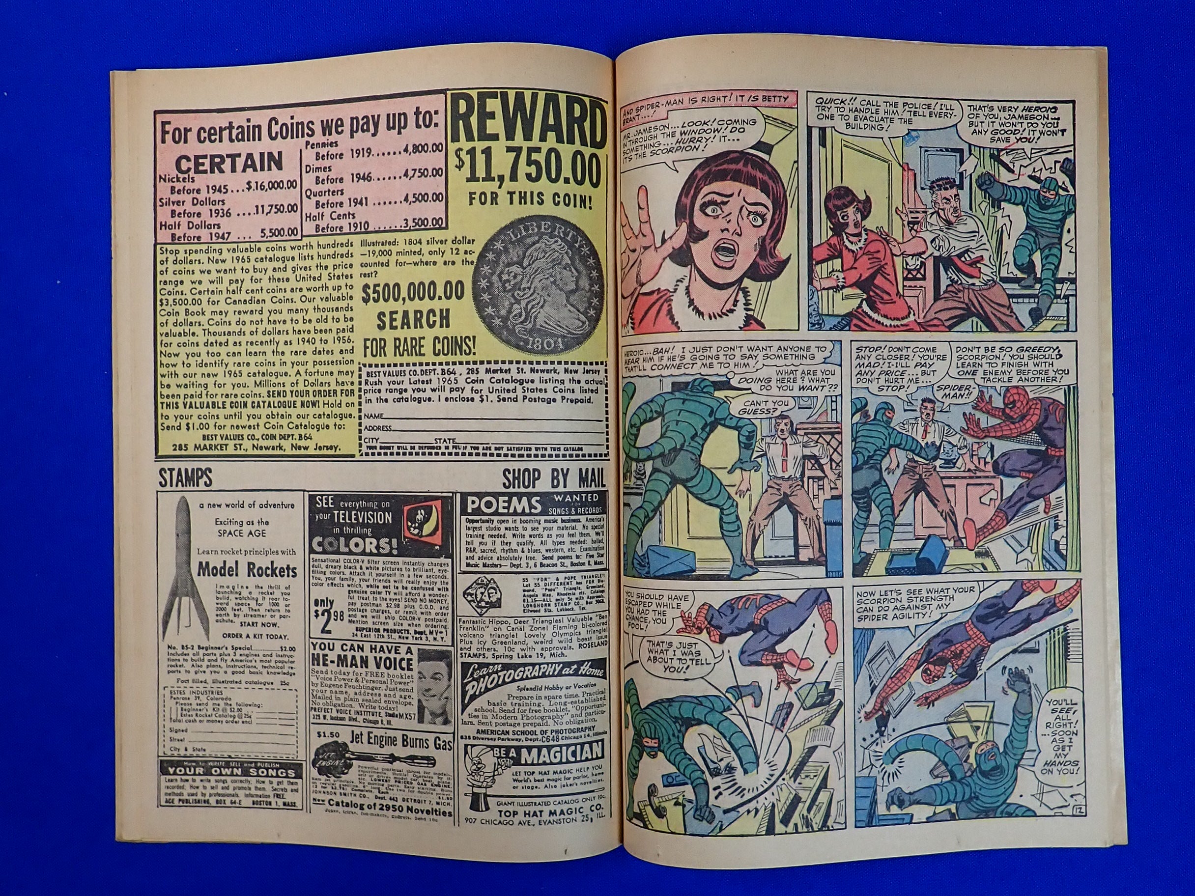 Amazing Spider-Man #20 (1965) - FN/VF (7.0) - 1st Scorpion, Origin