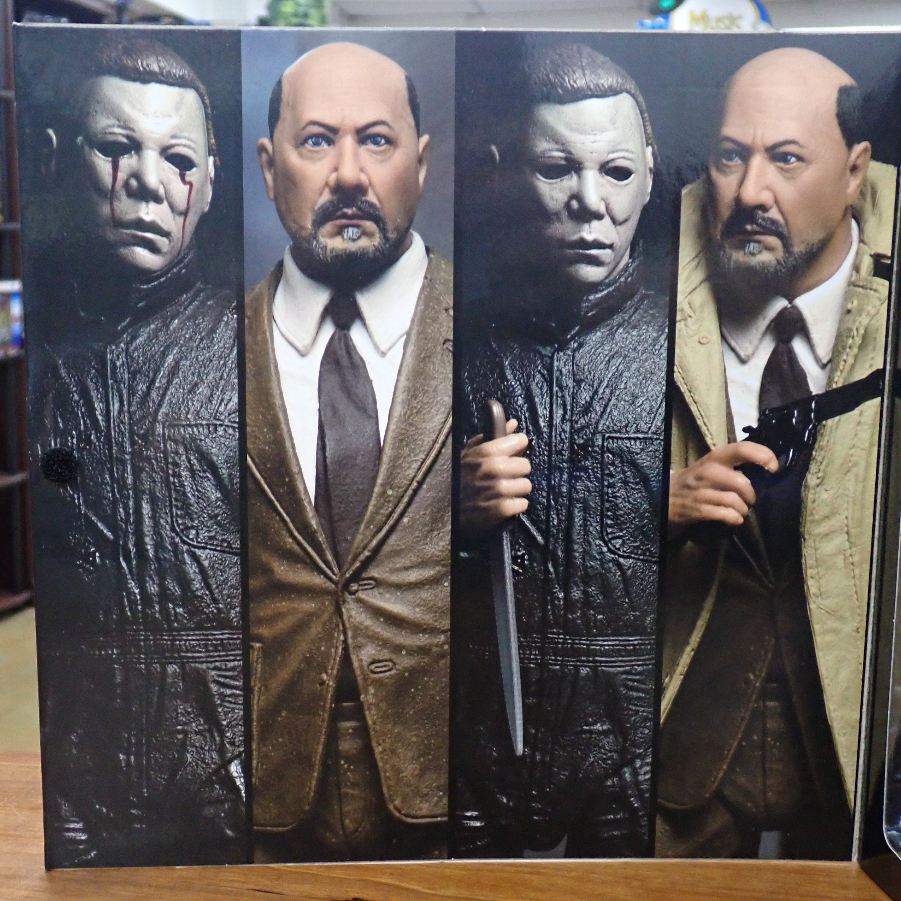 NECA Halloween II: Michael Myers & Dr. Loomis Figures