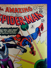 Amazing Spider-Man #36 (1966) - VF- (7.5) - 1st Looter