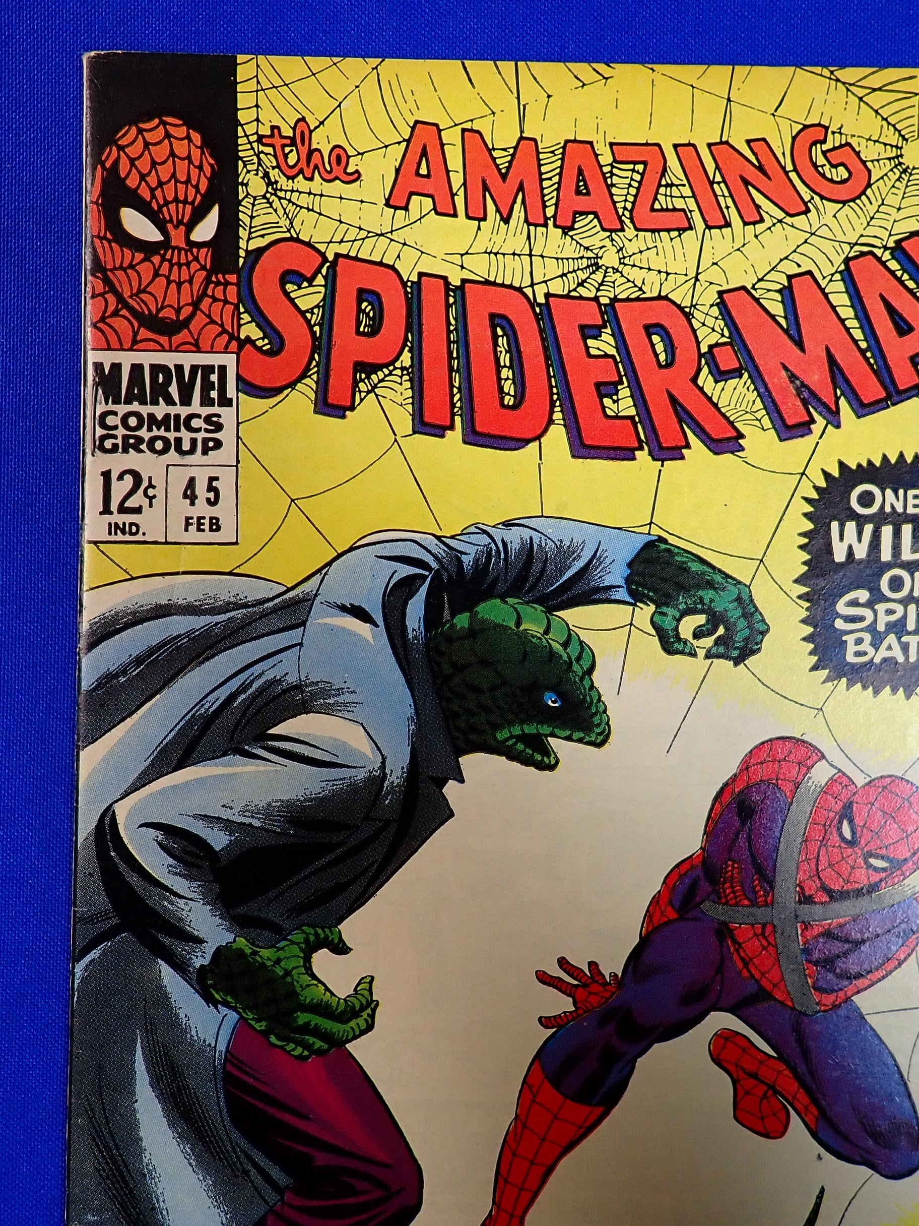 Amazing Spider-Man #45 (1966) - FN+ (6.5) - 3rd App. of Lizard