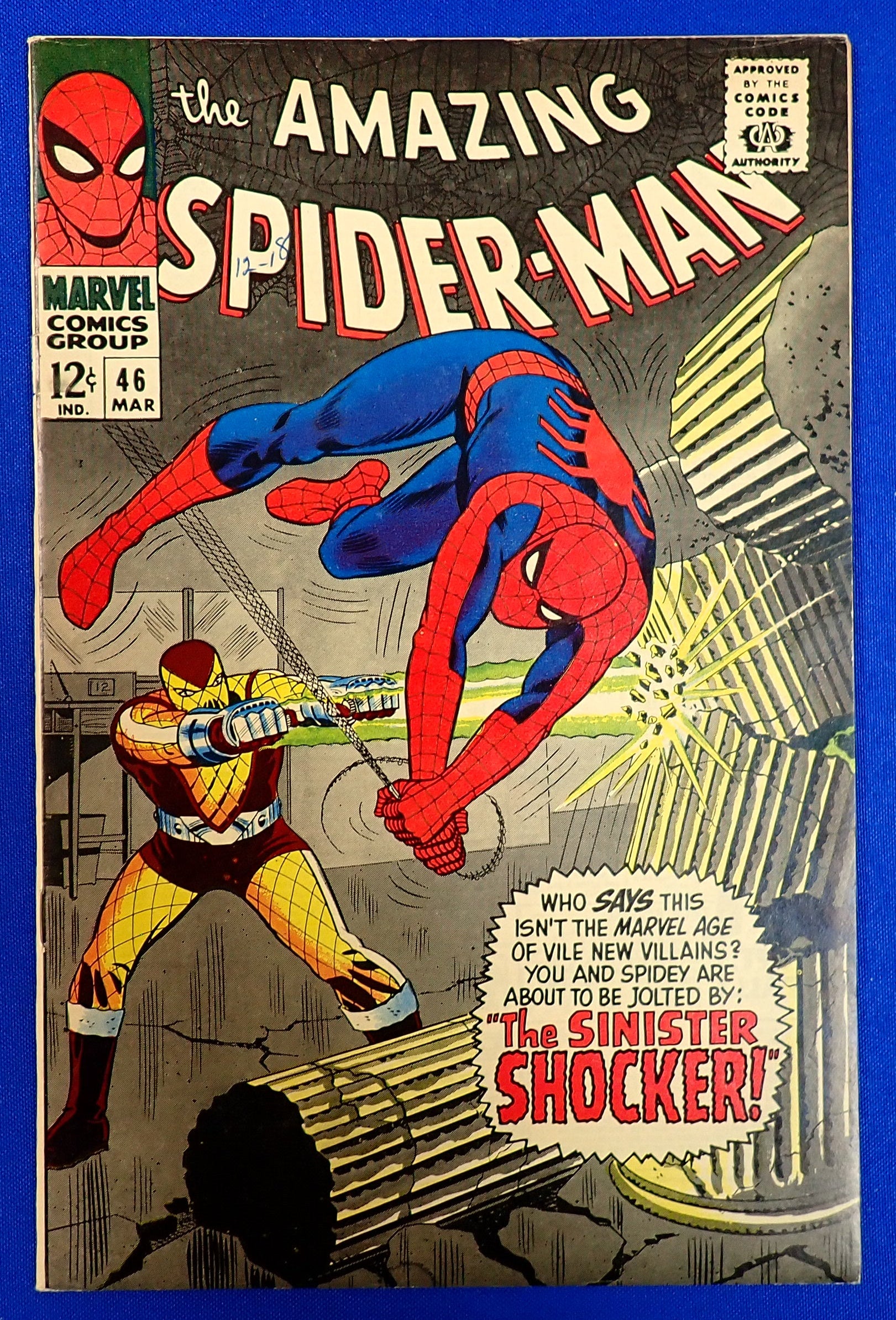 Amazing Spider-Man #46 (1967) - FN+ (6.5) - 1st Shocker