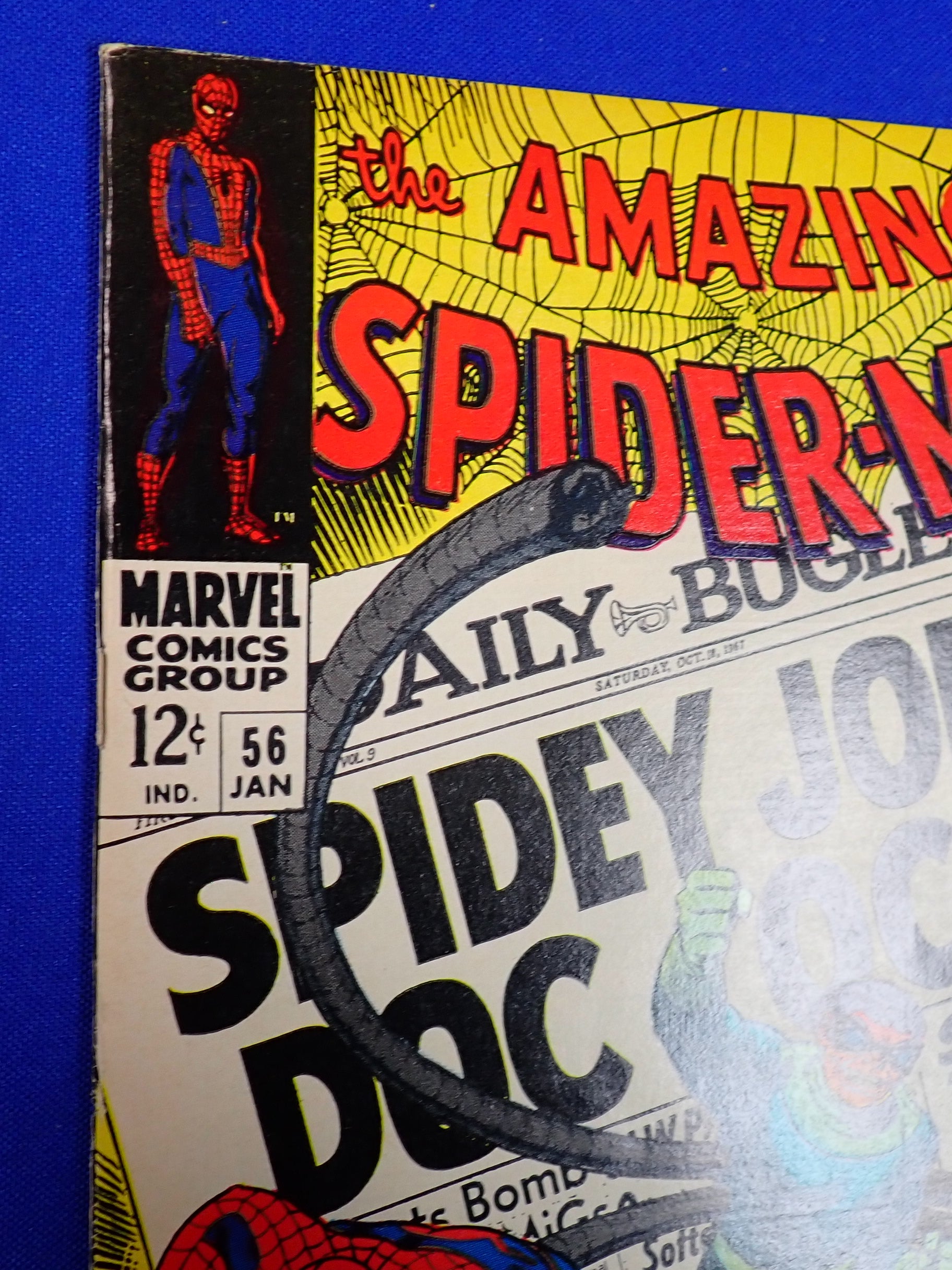 Amazing Spider-Man #56 (1967) - VF- (7.5) - 1st Captain George Stacy