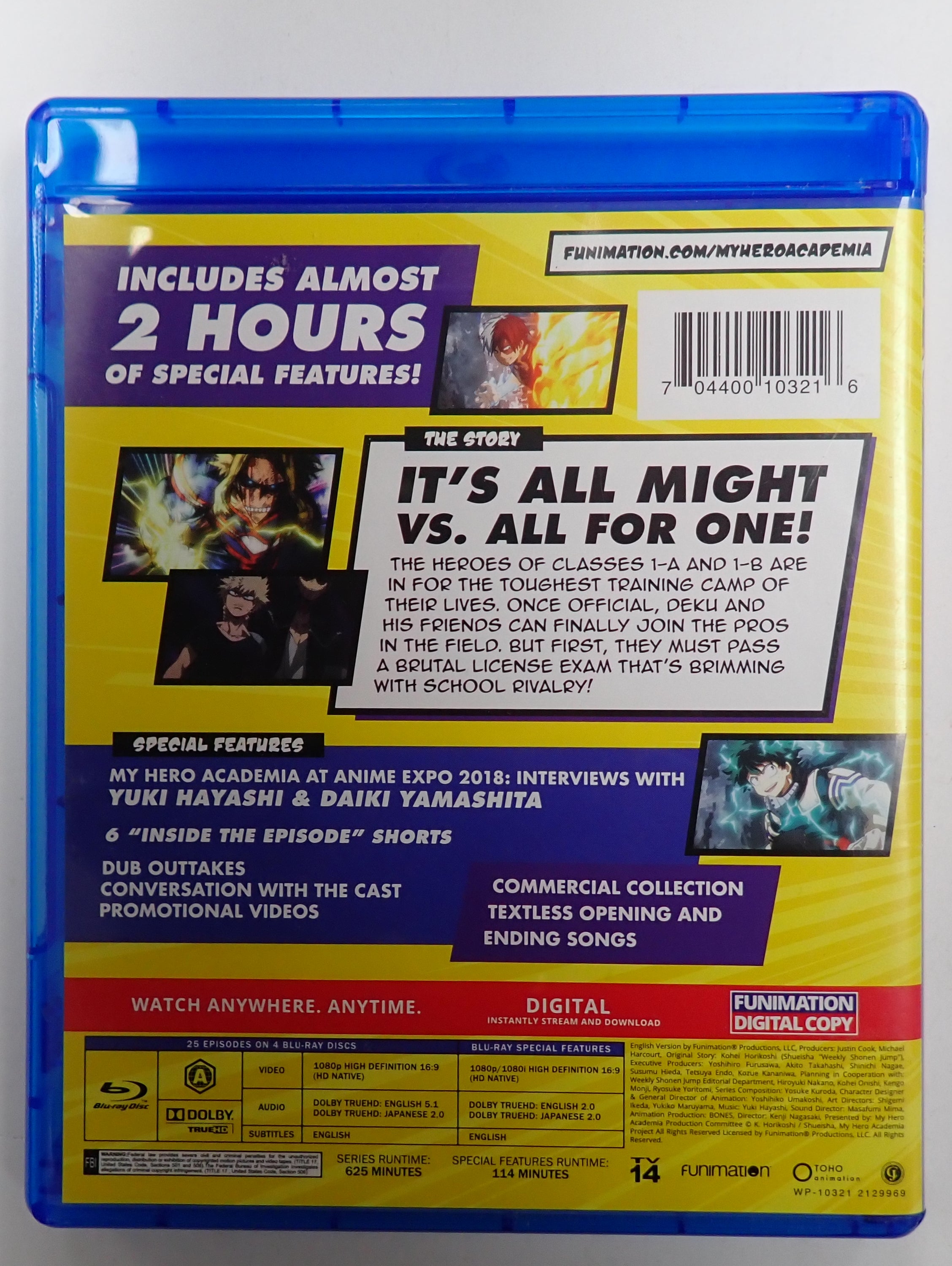 MHA: Season Three (dmg cover) - Blu-Ray