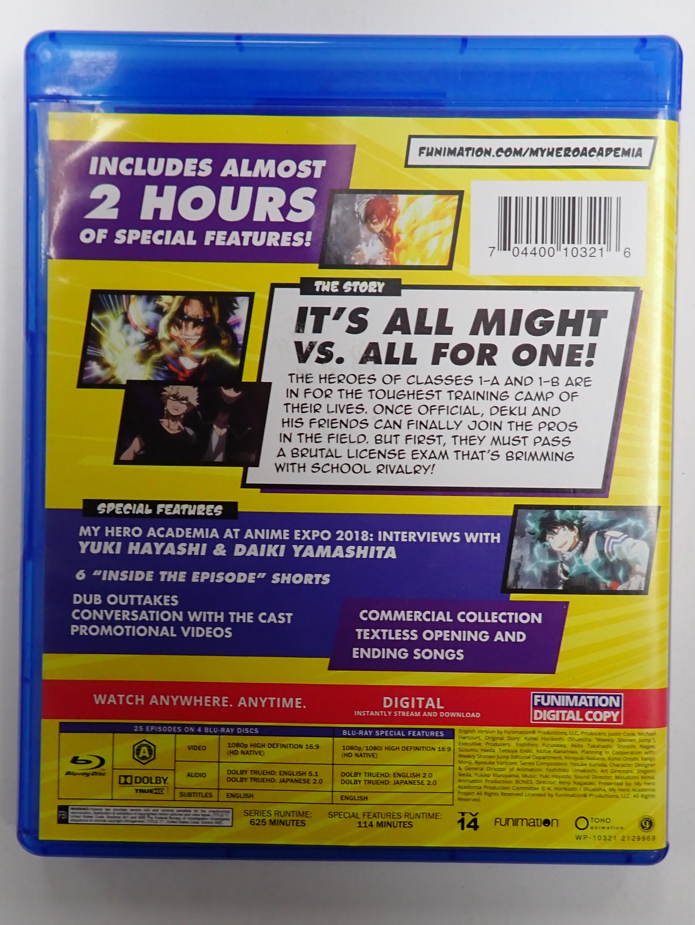 MHA: Season Three - Blu-Ray