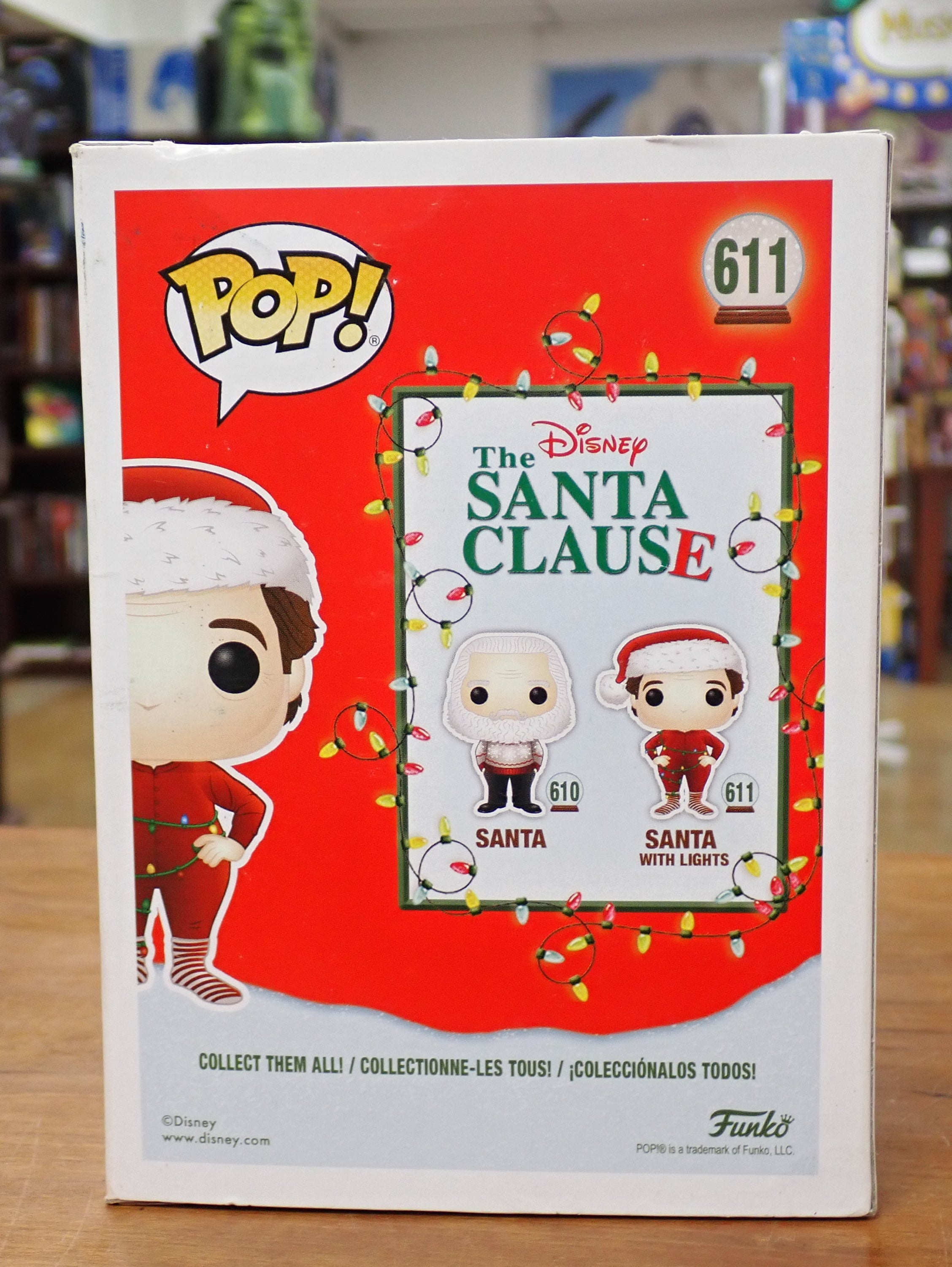 Santa with Lights - POP! #611