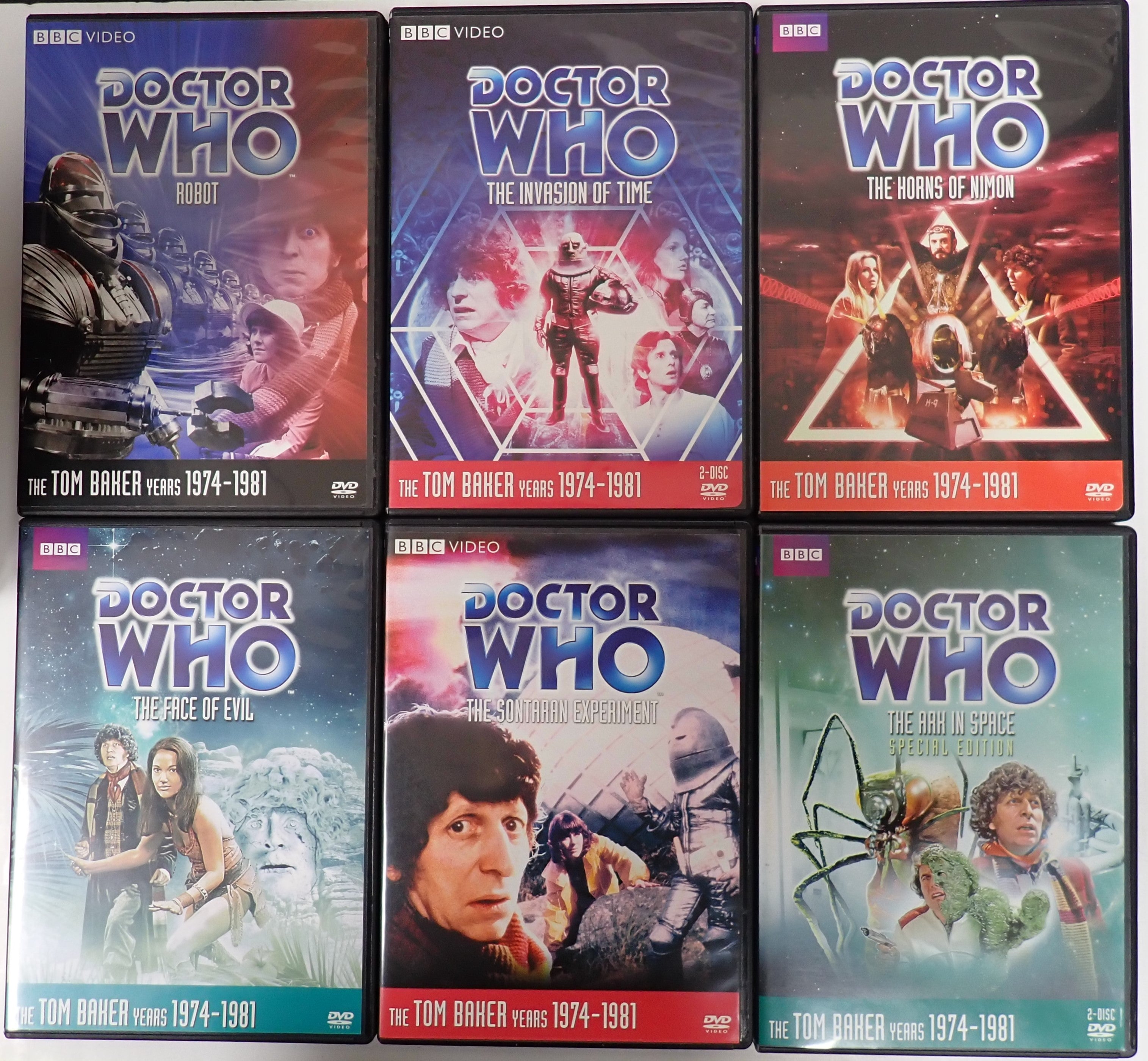 Doctor Who Tom Baker Bundle (1974-1981) - DVD Set of 28
