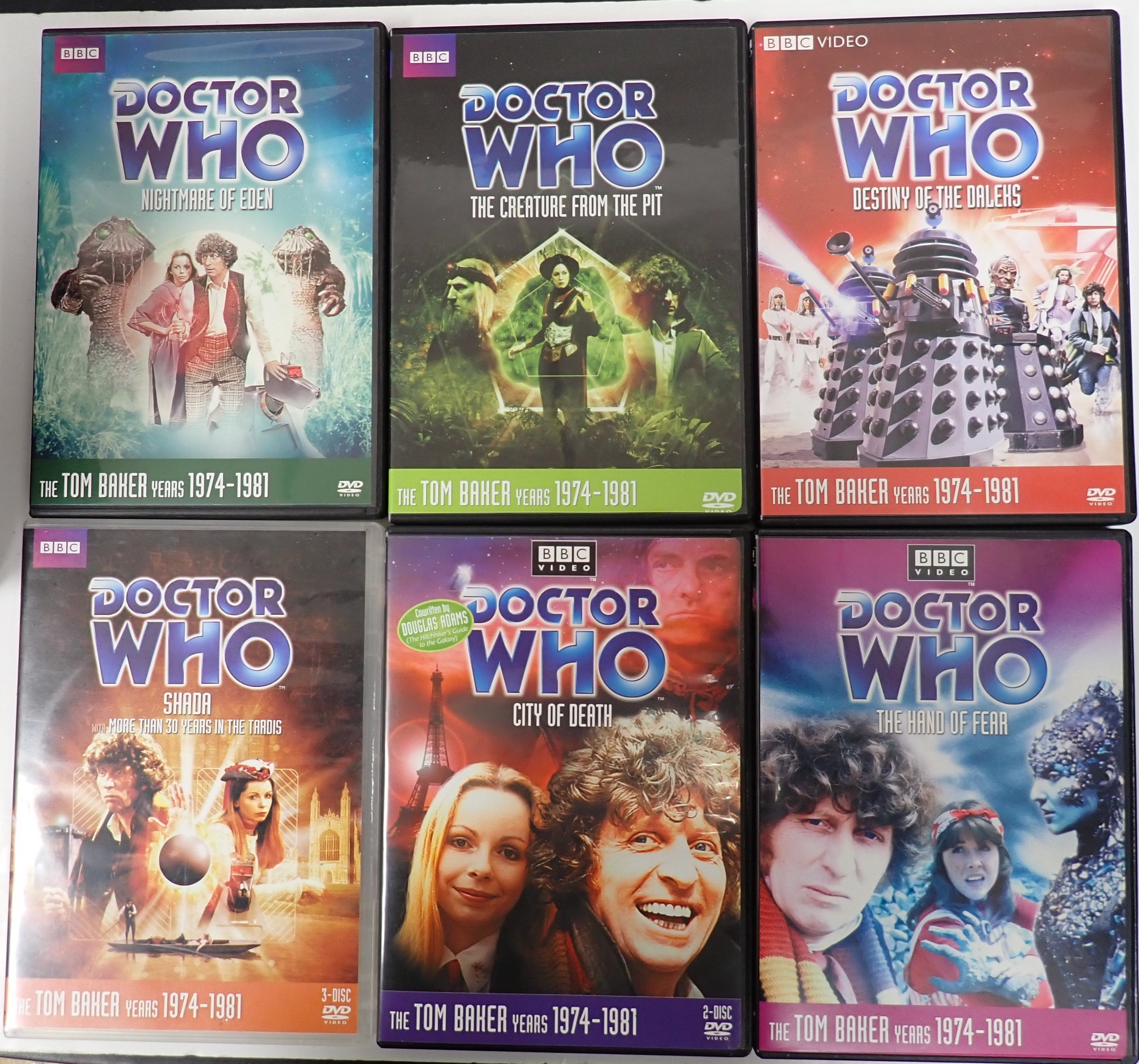 Doctor Who Tom Baker Bundle (1974-1981) - DVD Set of 28