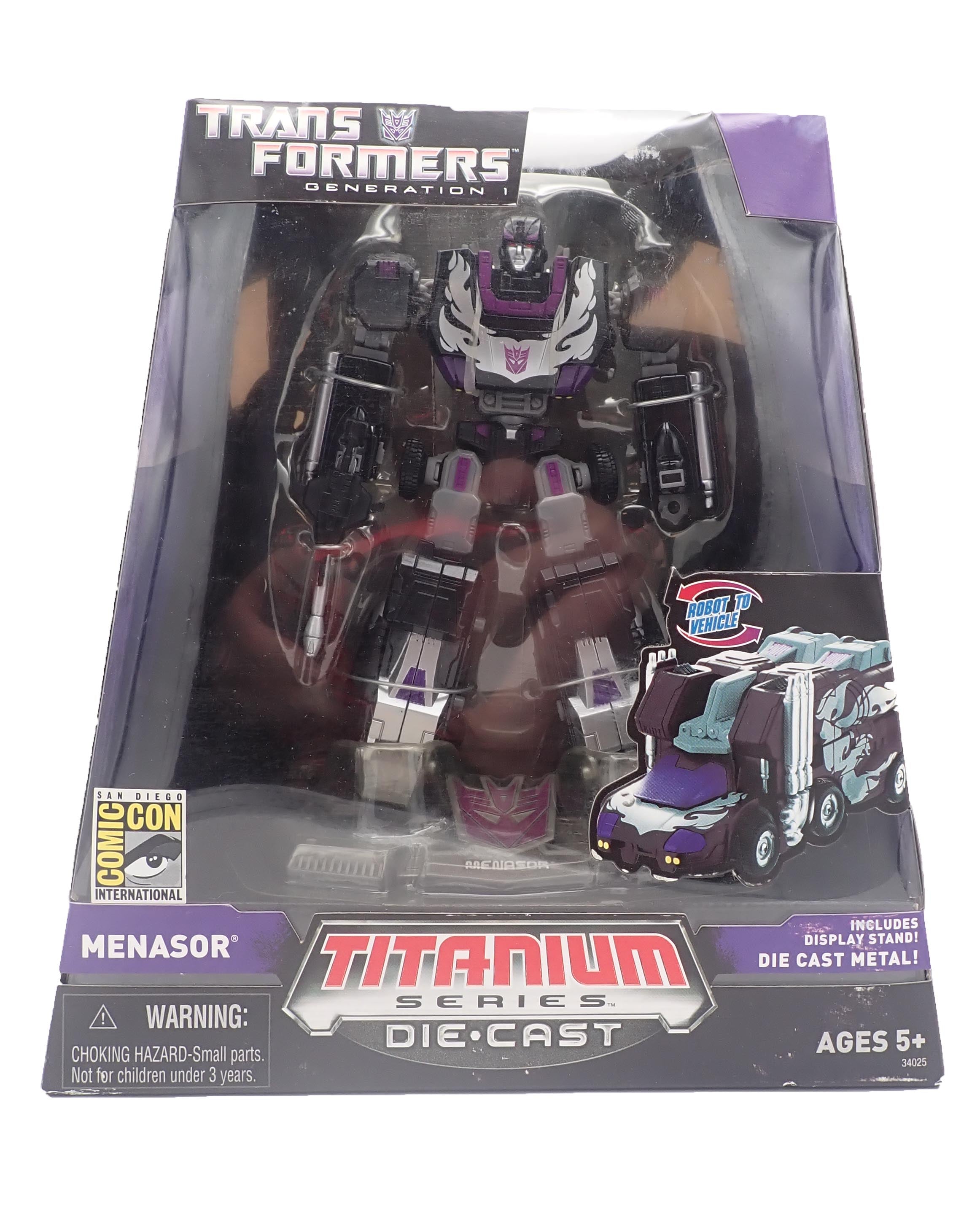 Menasor Titanium Series Die Cast - Transformers Generation 1