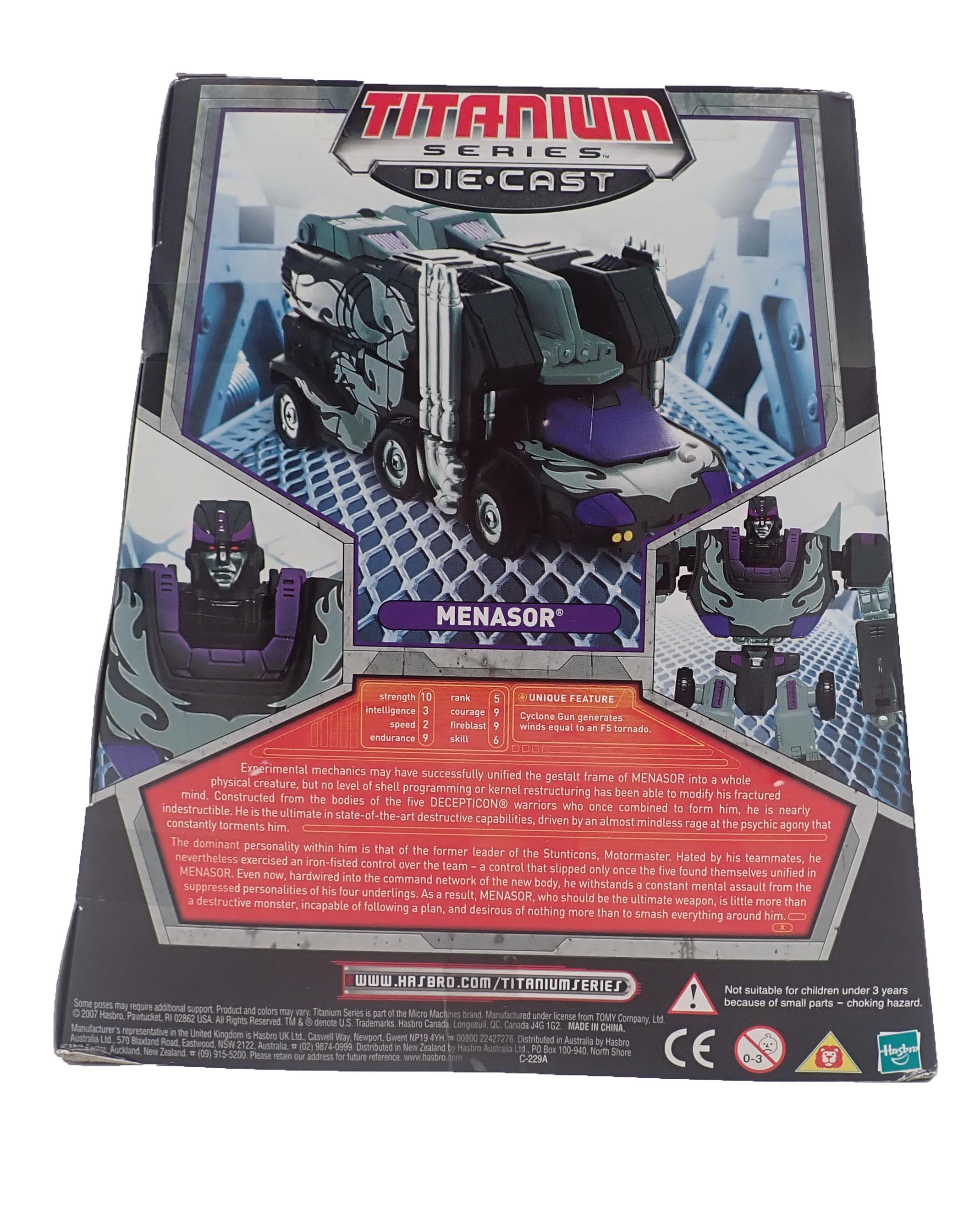 Menasor Titanium Series Die Cast - Transformers Generation 1