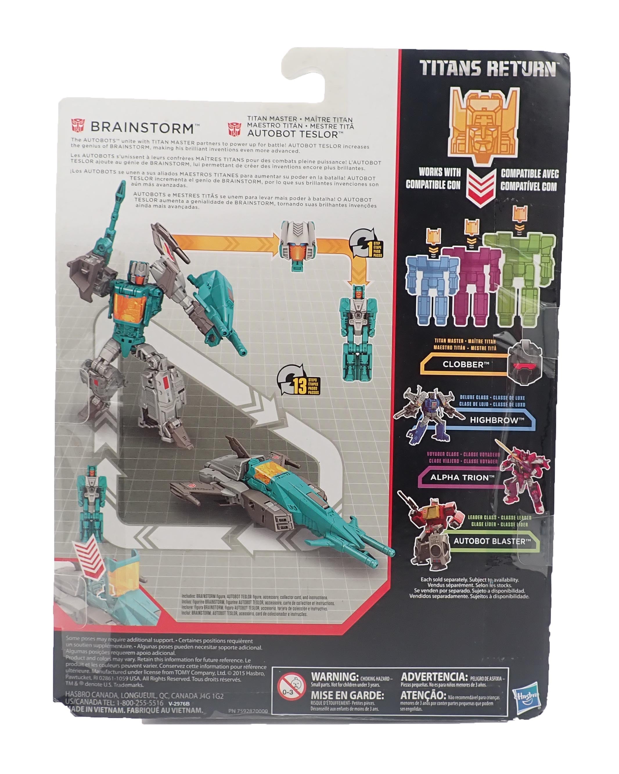 Autobot Teslor and Brainstorm Titans Return