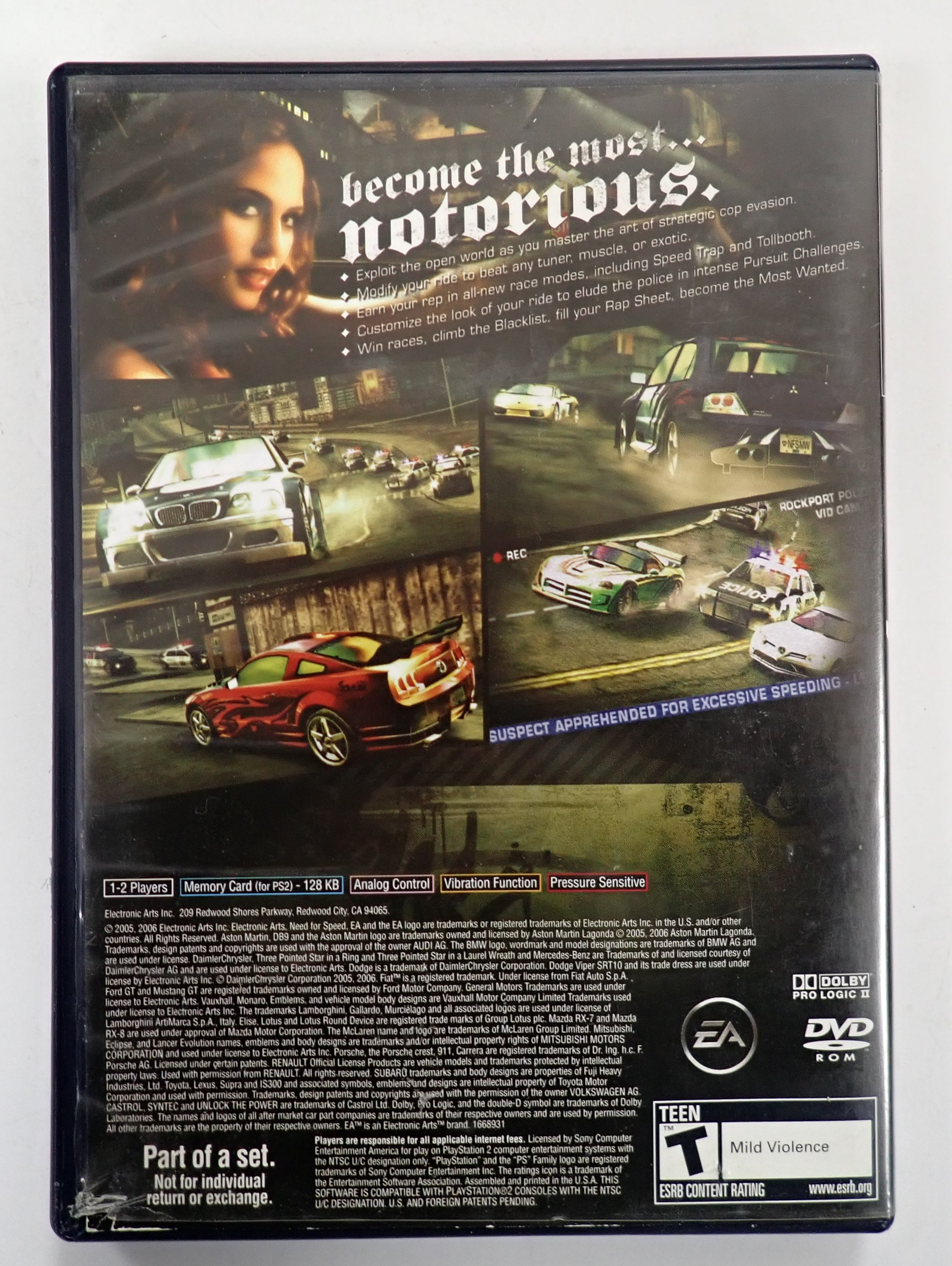 Need for Speed: Most Wanted - PS2