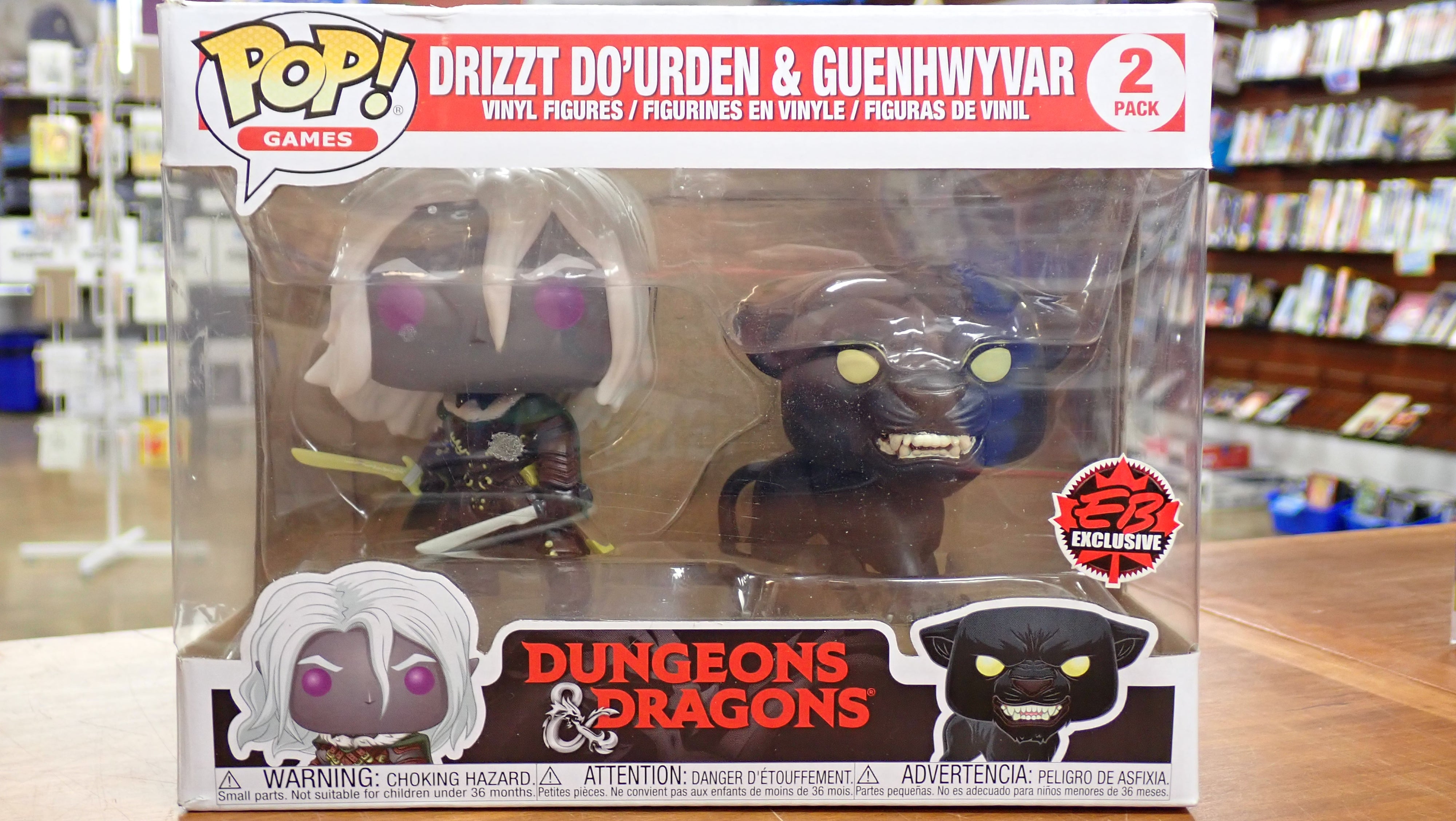 Drizzt Do'urden & Guenhwyvar - POP! 2 Pack