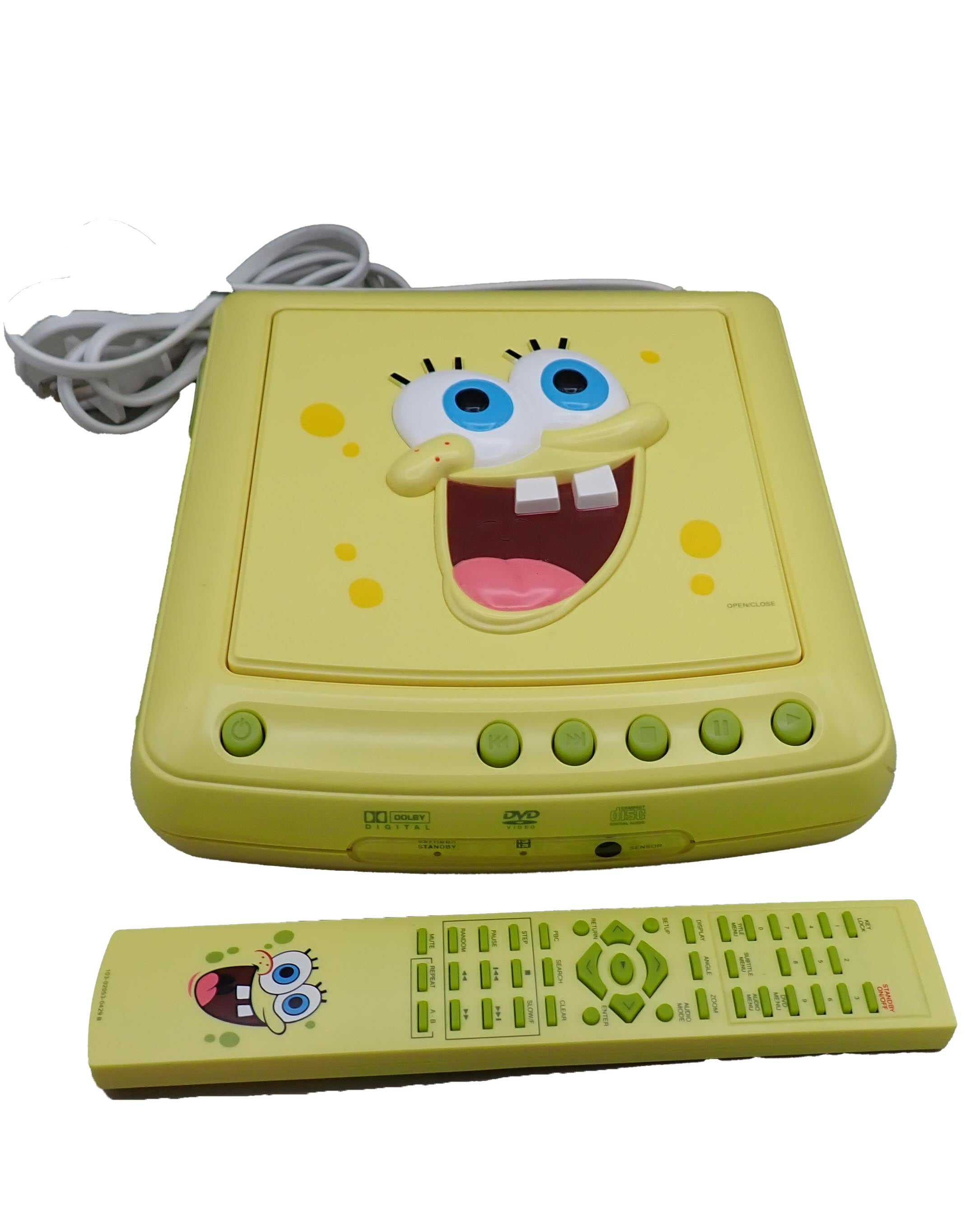 SpongeBob SquarePants DVD Player with Remote [Pre-Owned]