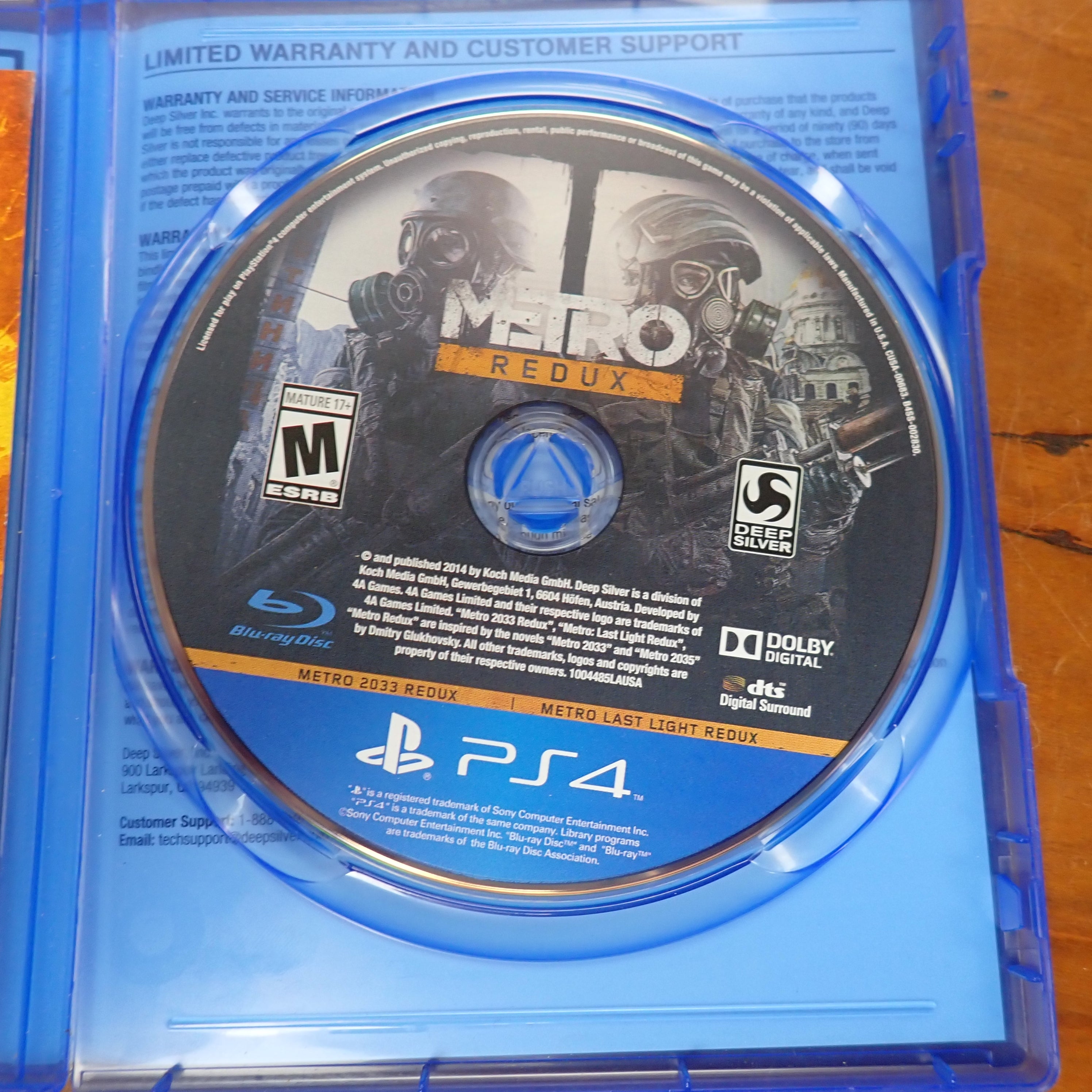 Metro Redux - PS4