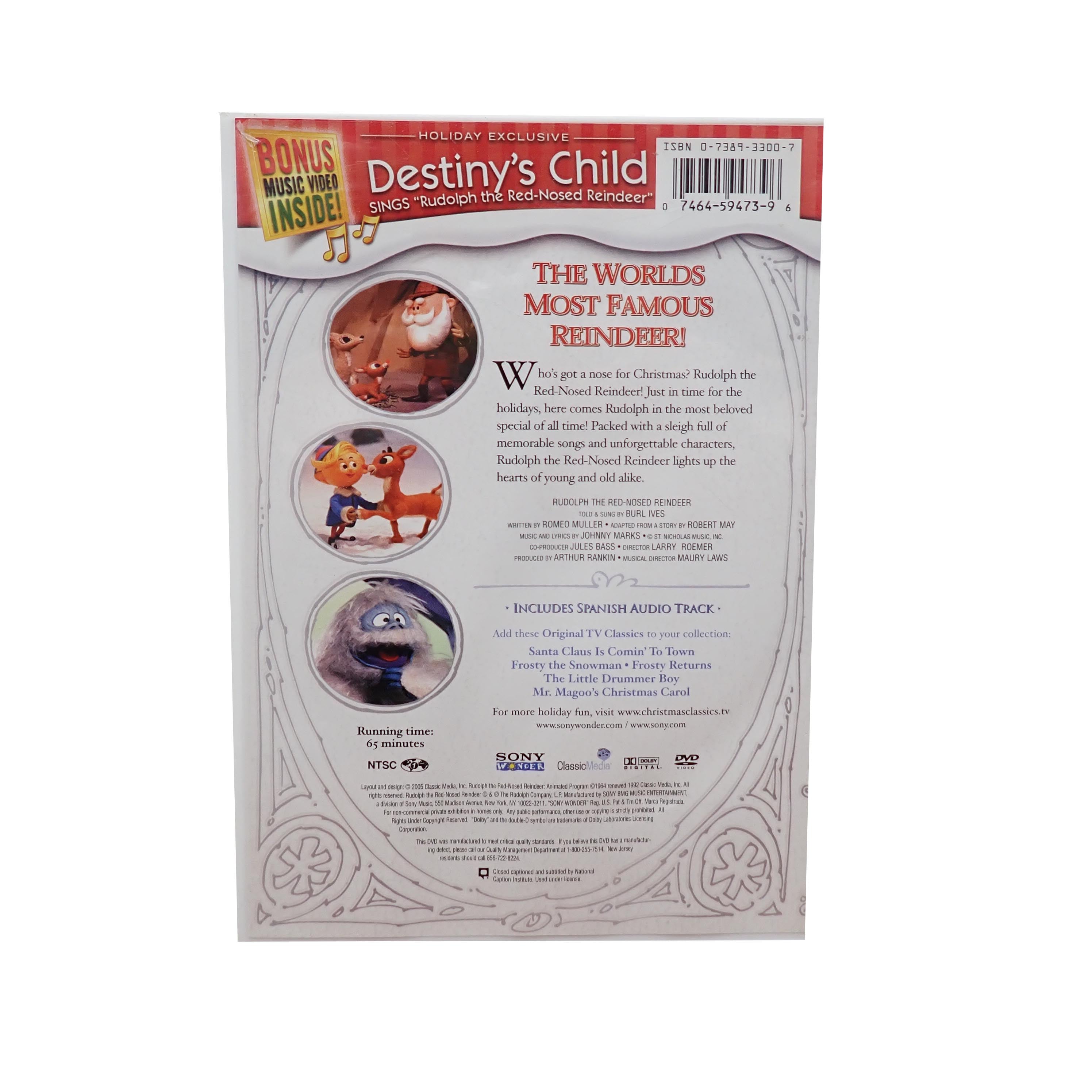 Rudolph The Red Nosed Reindeer - [DVD] (Pre-Owned)
