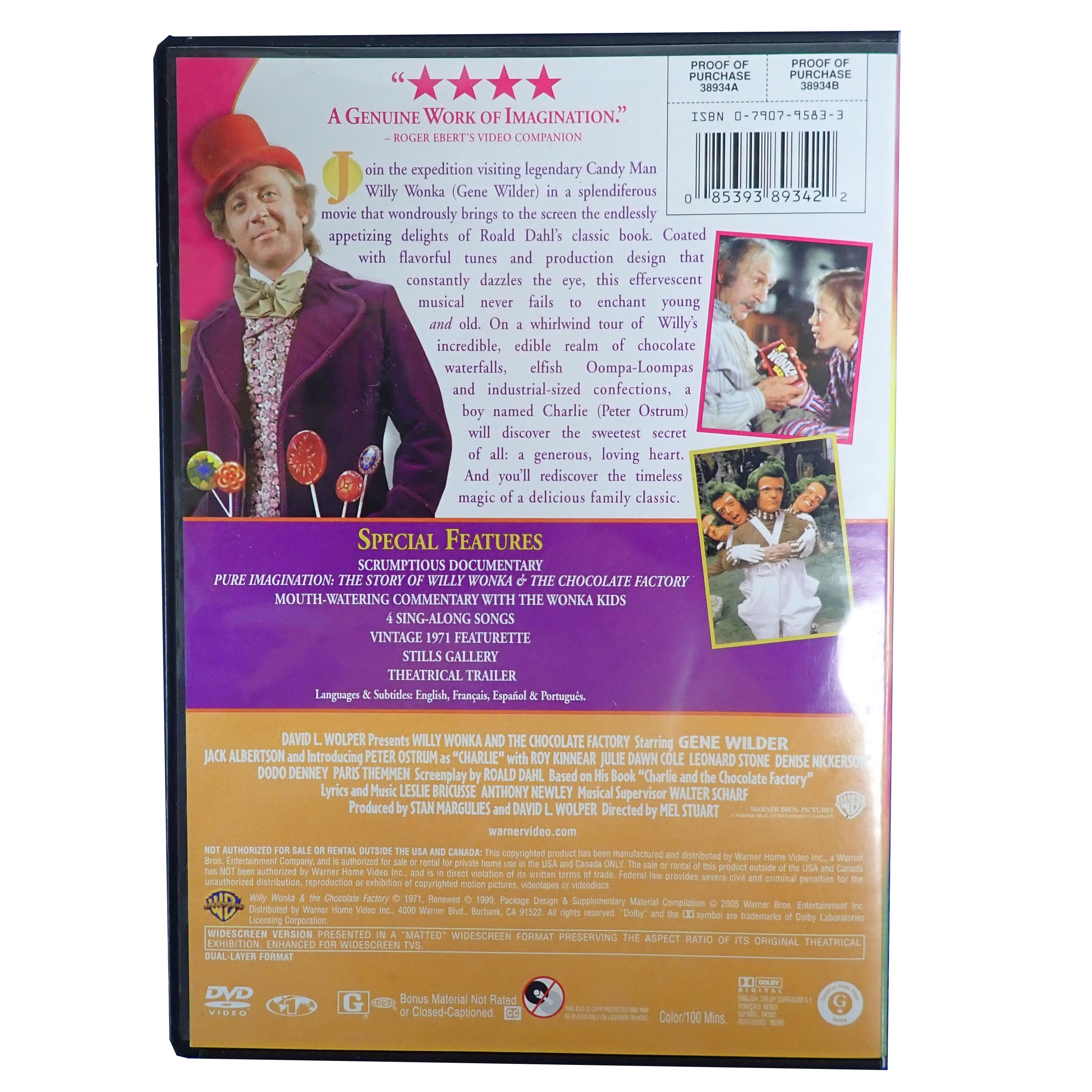 Willy Wonka & the Chocolate Factory - [DVD] (Pre-Owned)